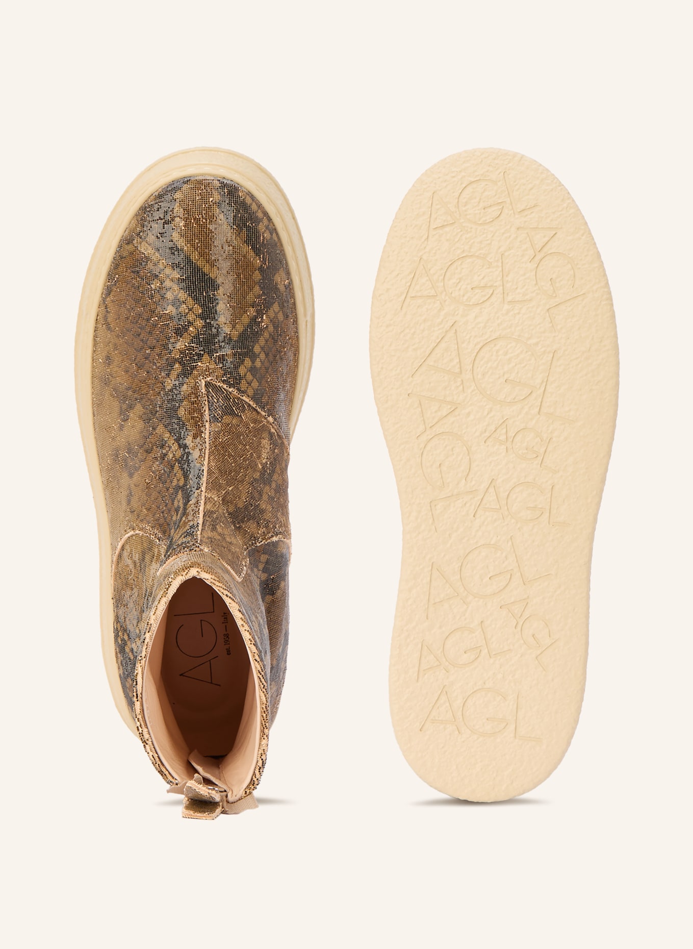 AGL Boots GIULY: BRAUN / HELLBRAUN / DUNKELBRAUN