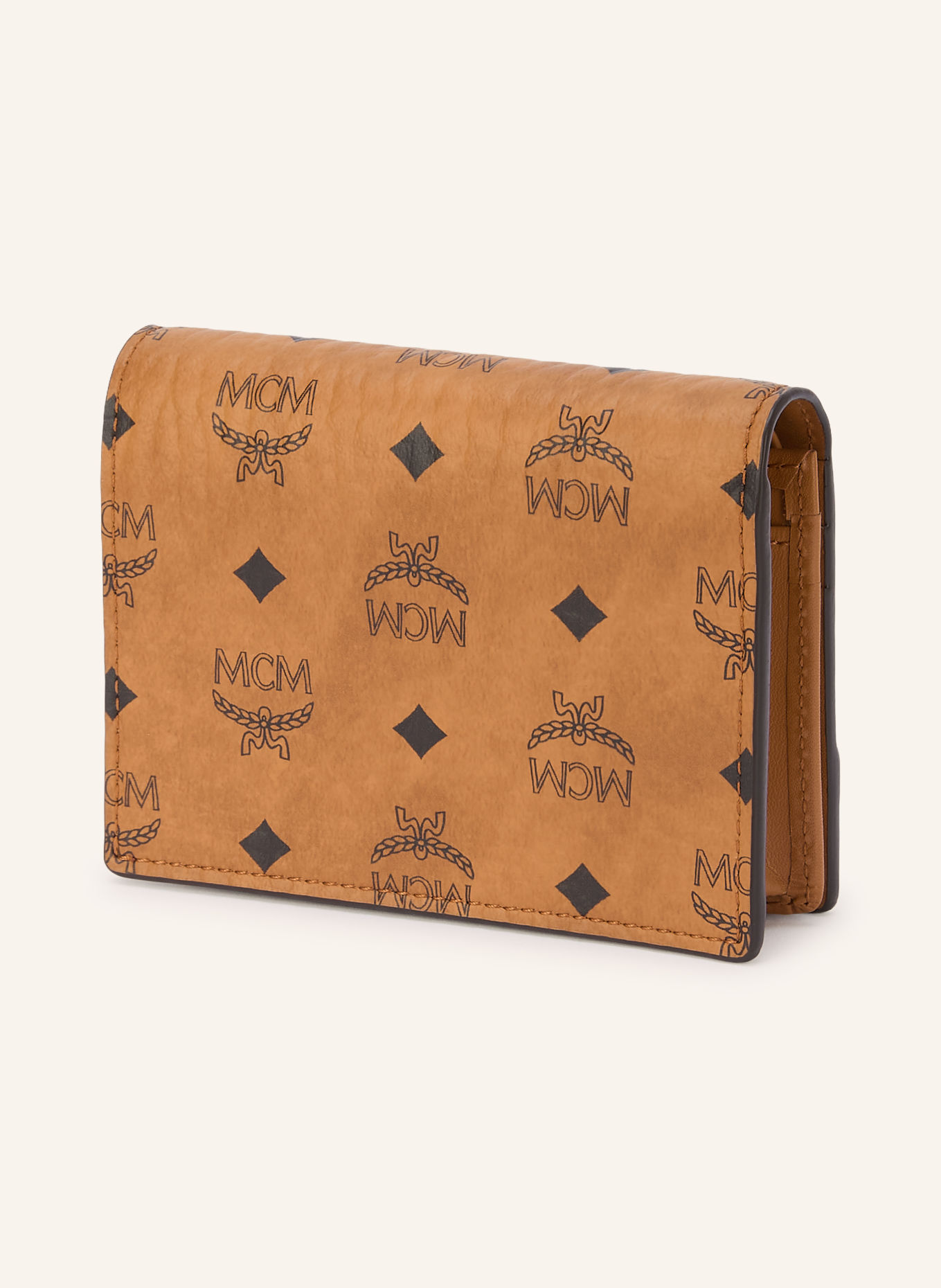 MCM Geldbörse AREN VI: DUNKELBRAUN / FUCHSIA