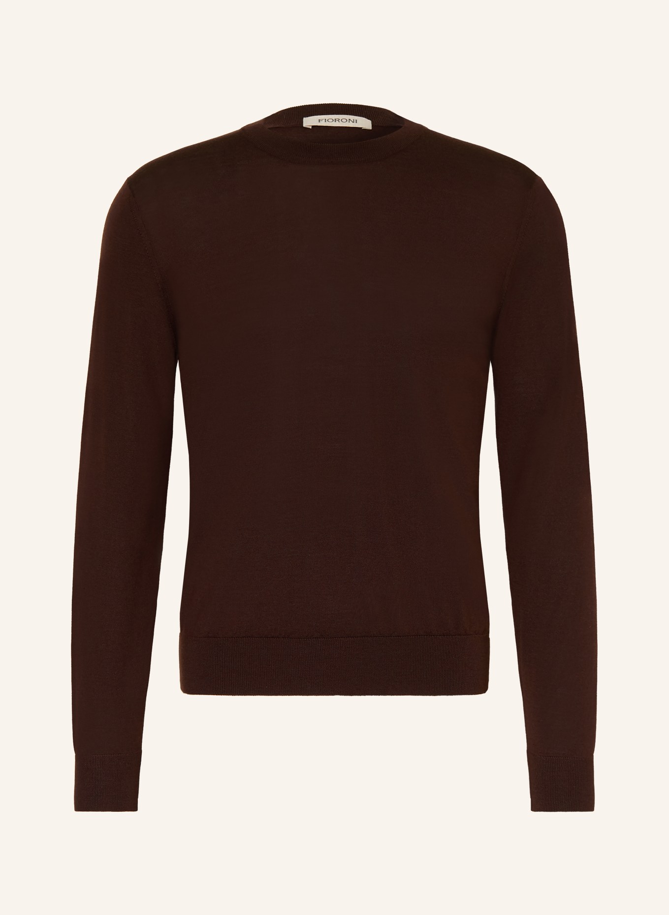 FIORONI Pullover aus Merinowolle: DUNKELROT