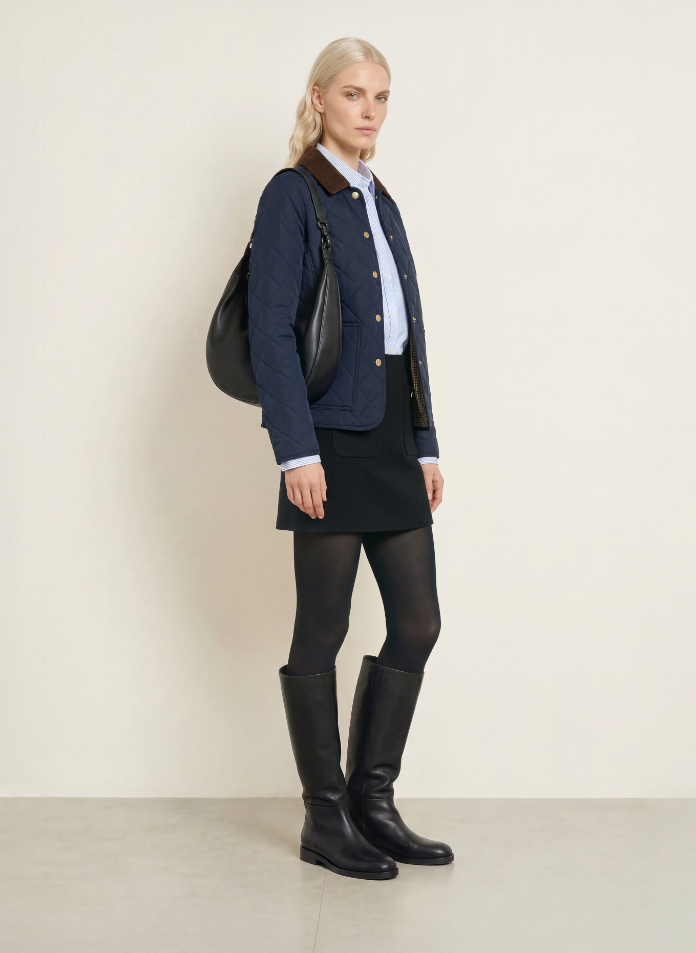 TOMMY HILFIGER Rok: ZWART