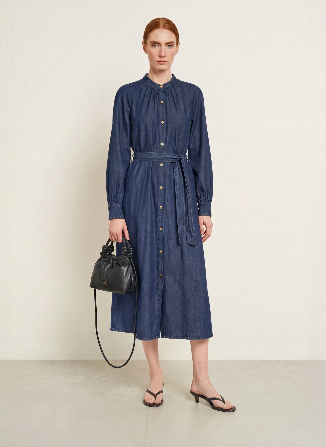 TOMMY HILFIGER Robe en jean: BLEU FONCÉ