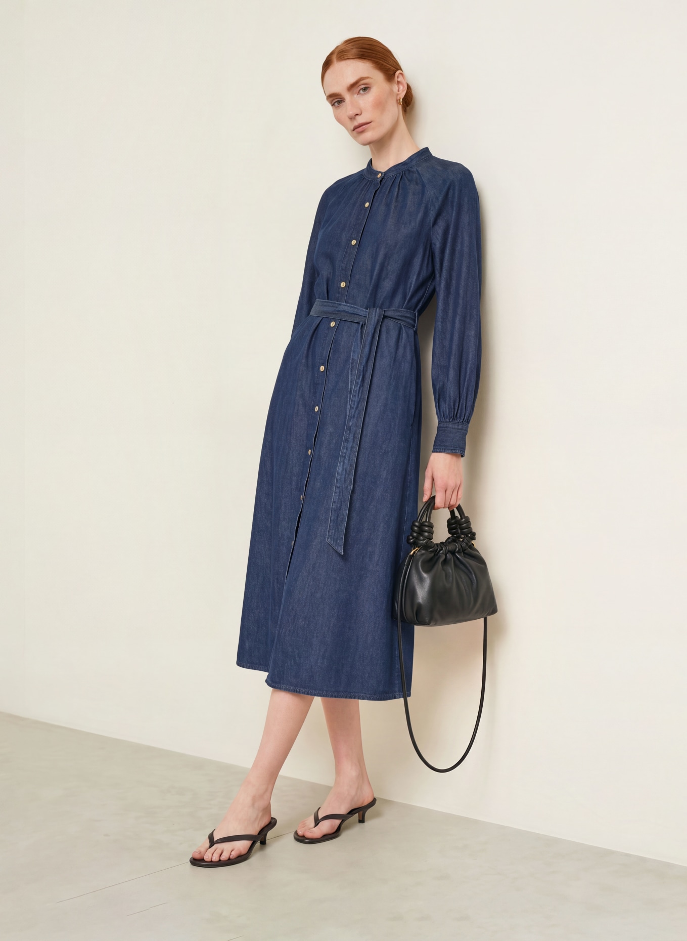 TOMMY HILFIGER Robe en jean: BLEU FONCÉ