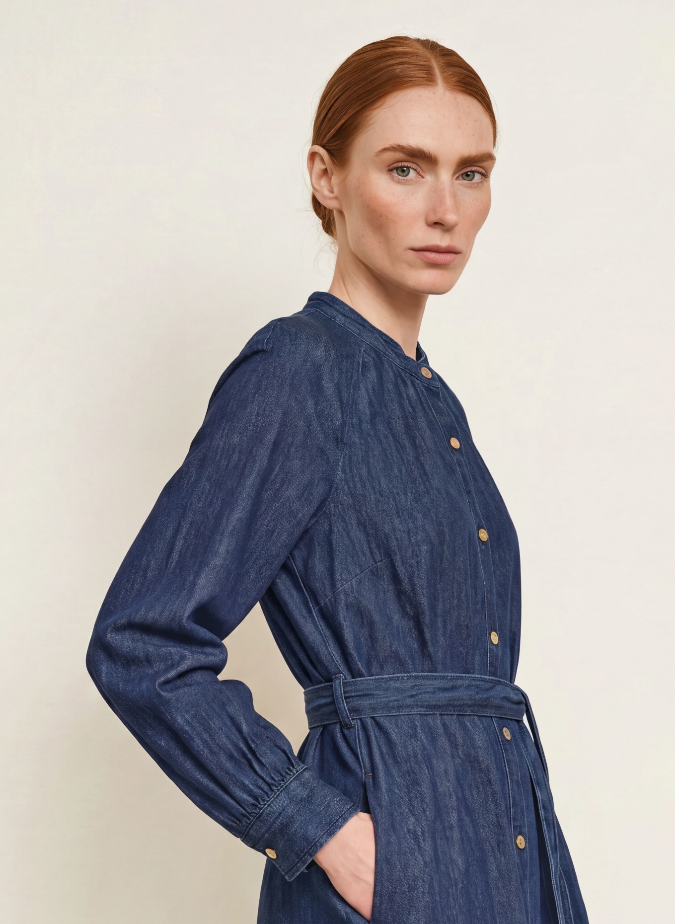 TOMMY HILFIGER Robe en jean: BLEU FONCÉ