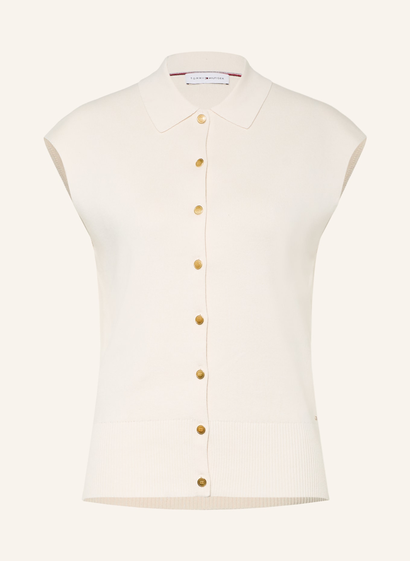 TOMMY HILFIGER Strickweste: ECRU