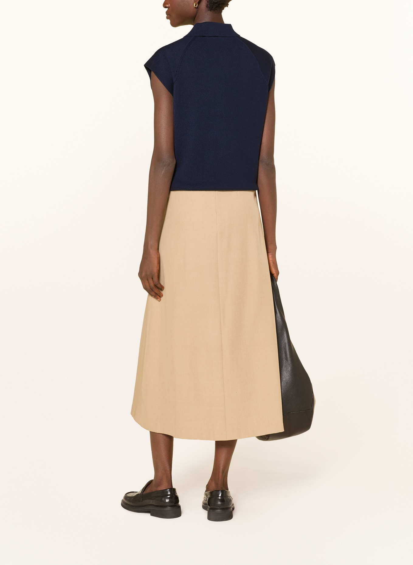 TOMMY HILFIGER Strickweste: DUNKELBLAU