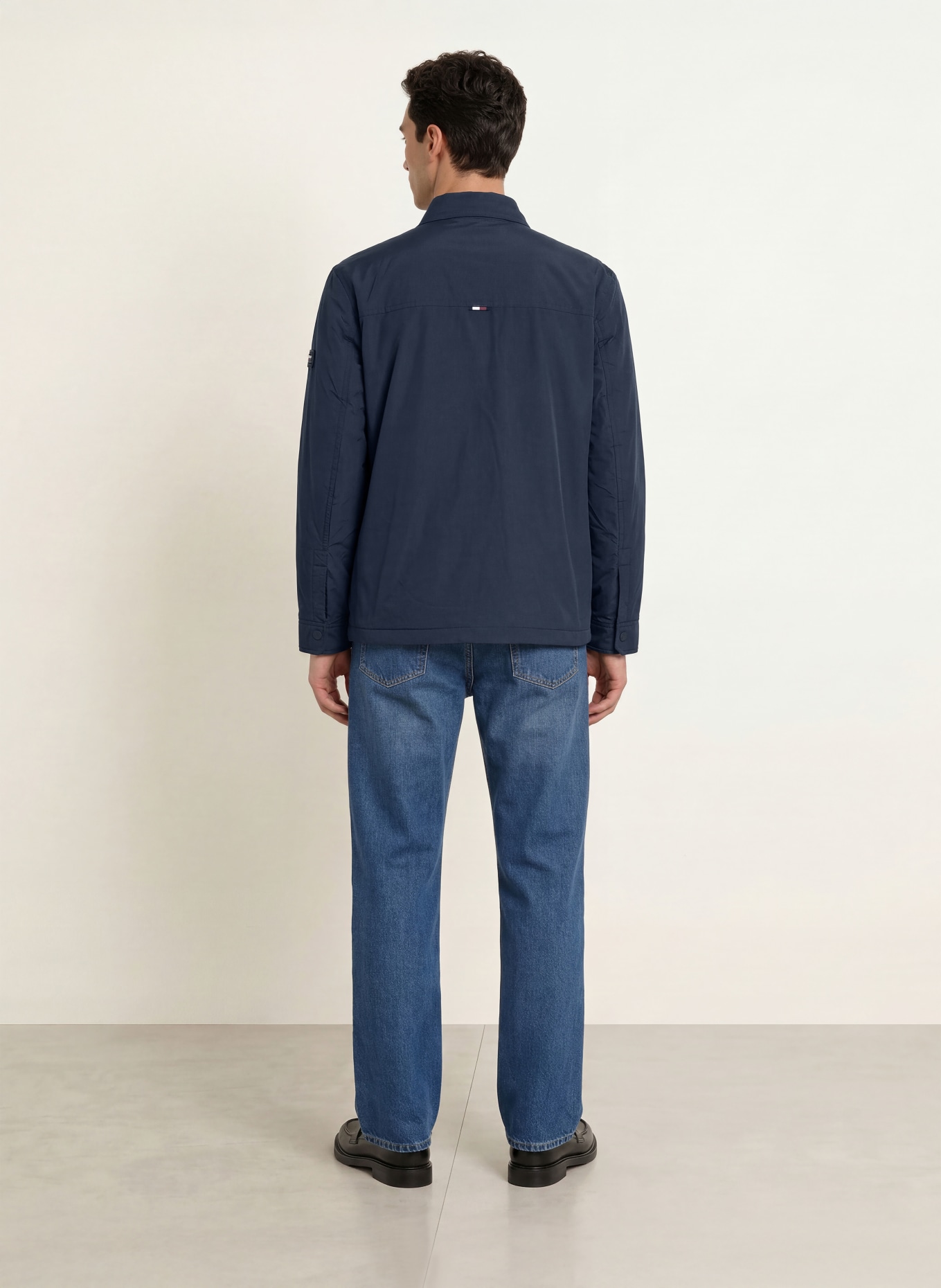 TOMMY HILFIGER Overjacket: DUNKELBLAU