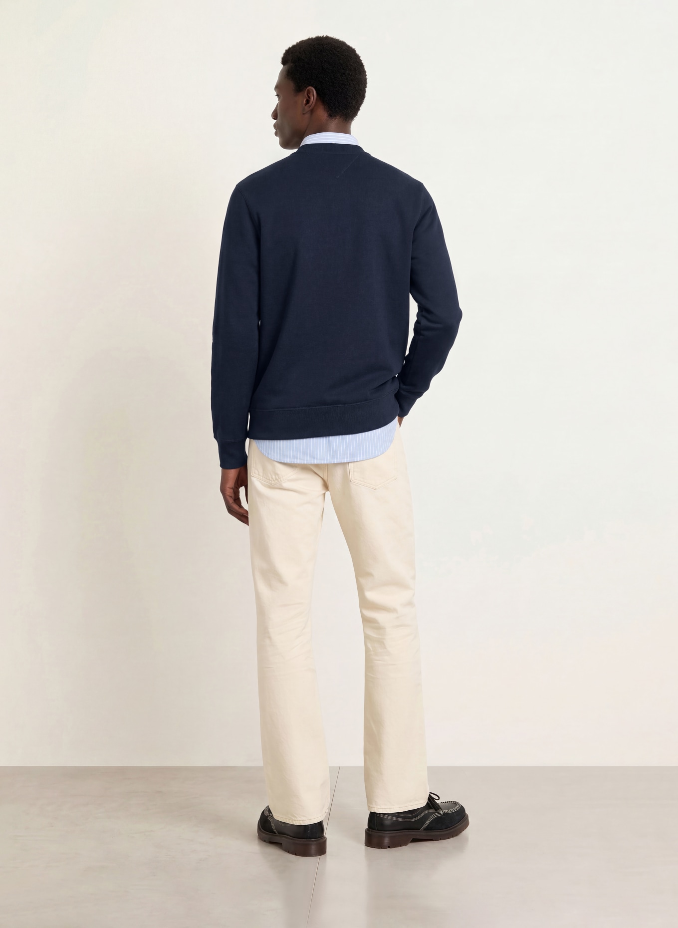 TOMMY HILFIGER Sweatshirt: DUNKELBLAU