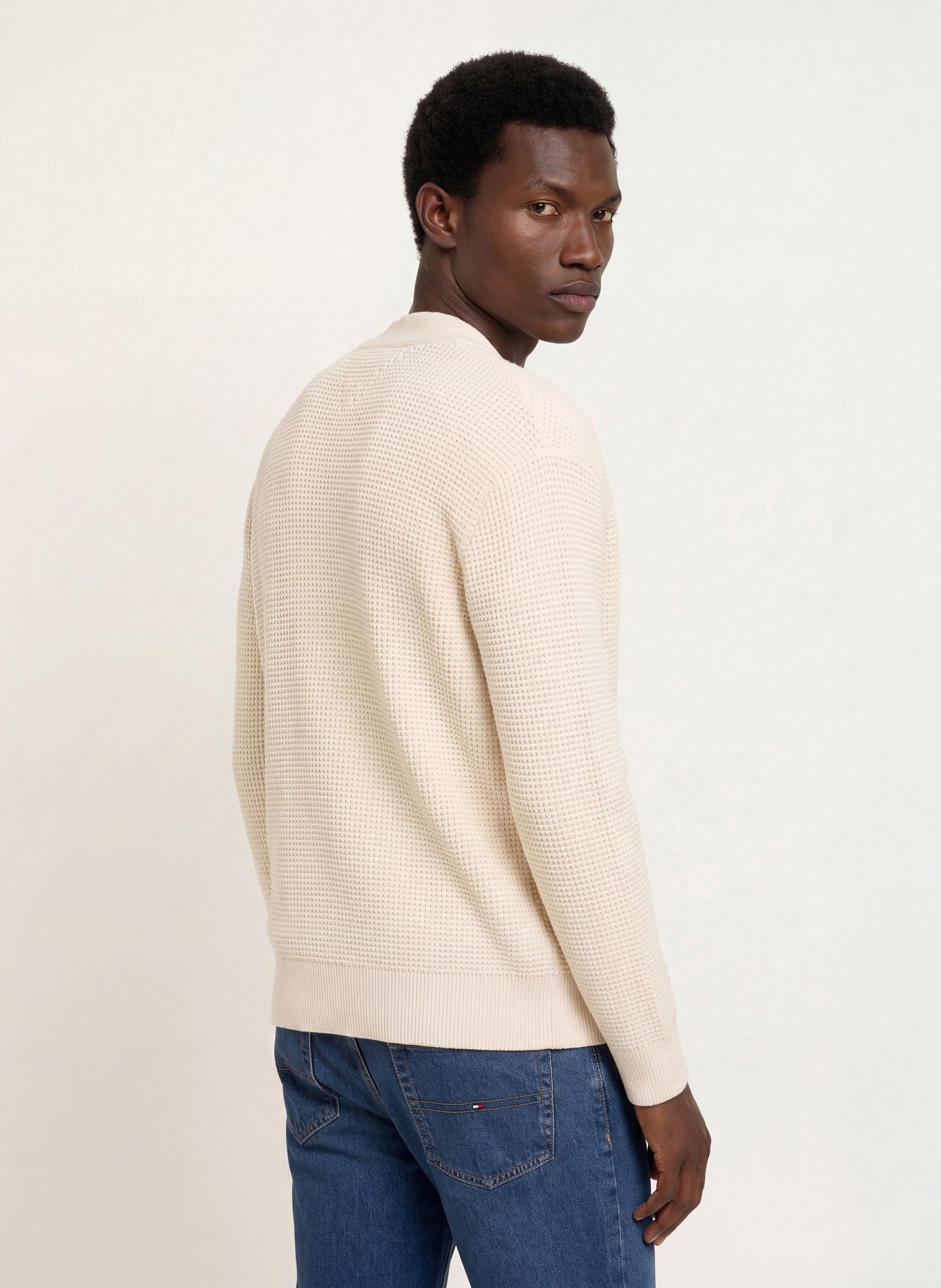 TOMMY HILFIGER Strickjacke: ECRU