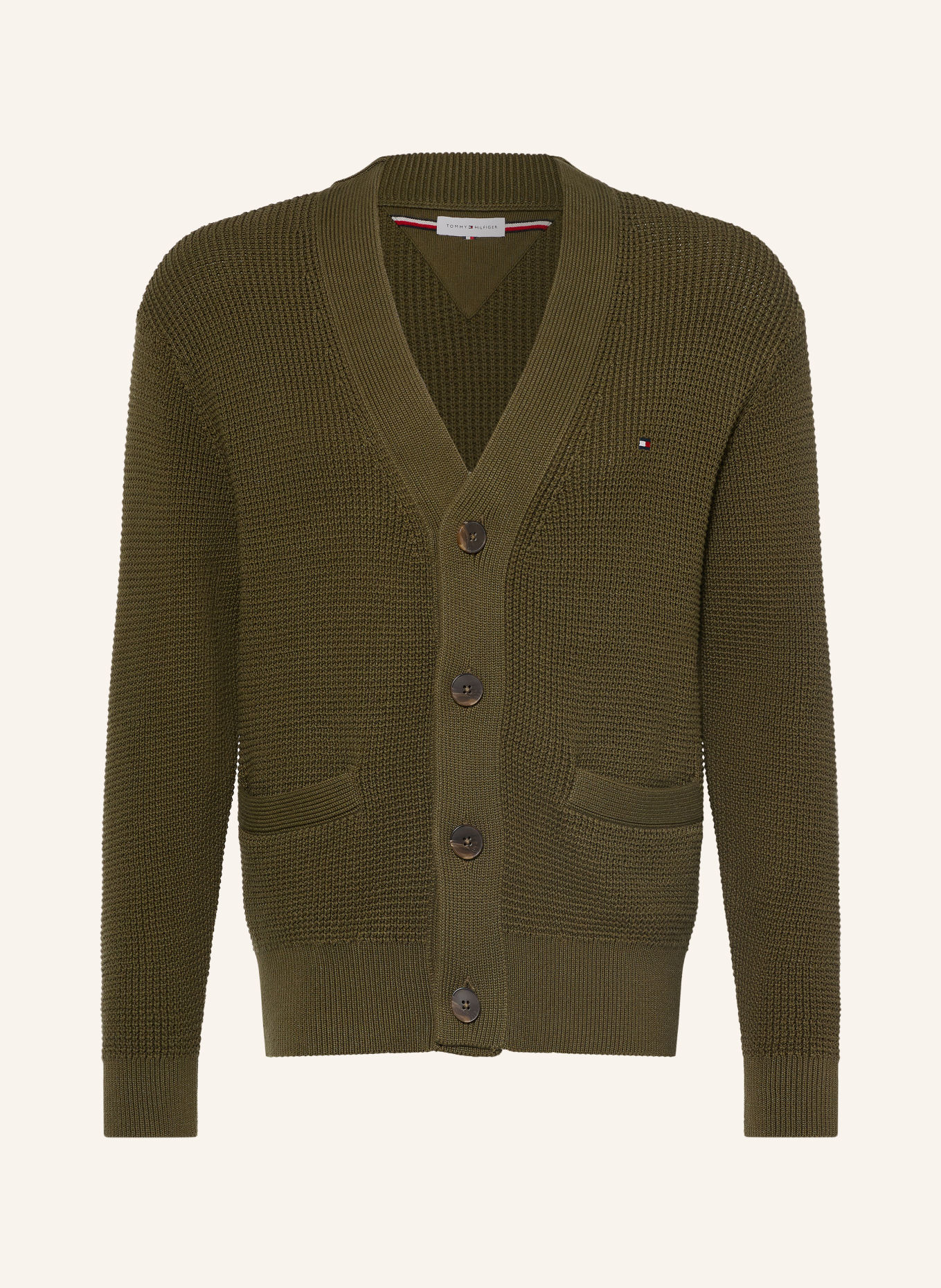 TOMMY HILFIGER Cardigan: GREEN