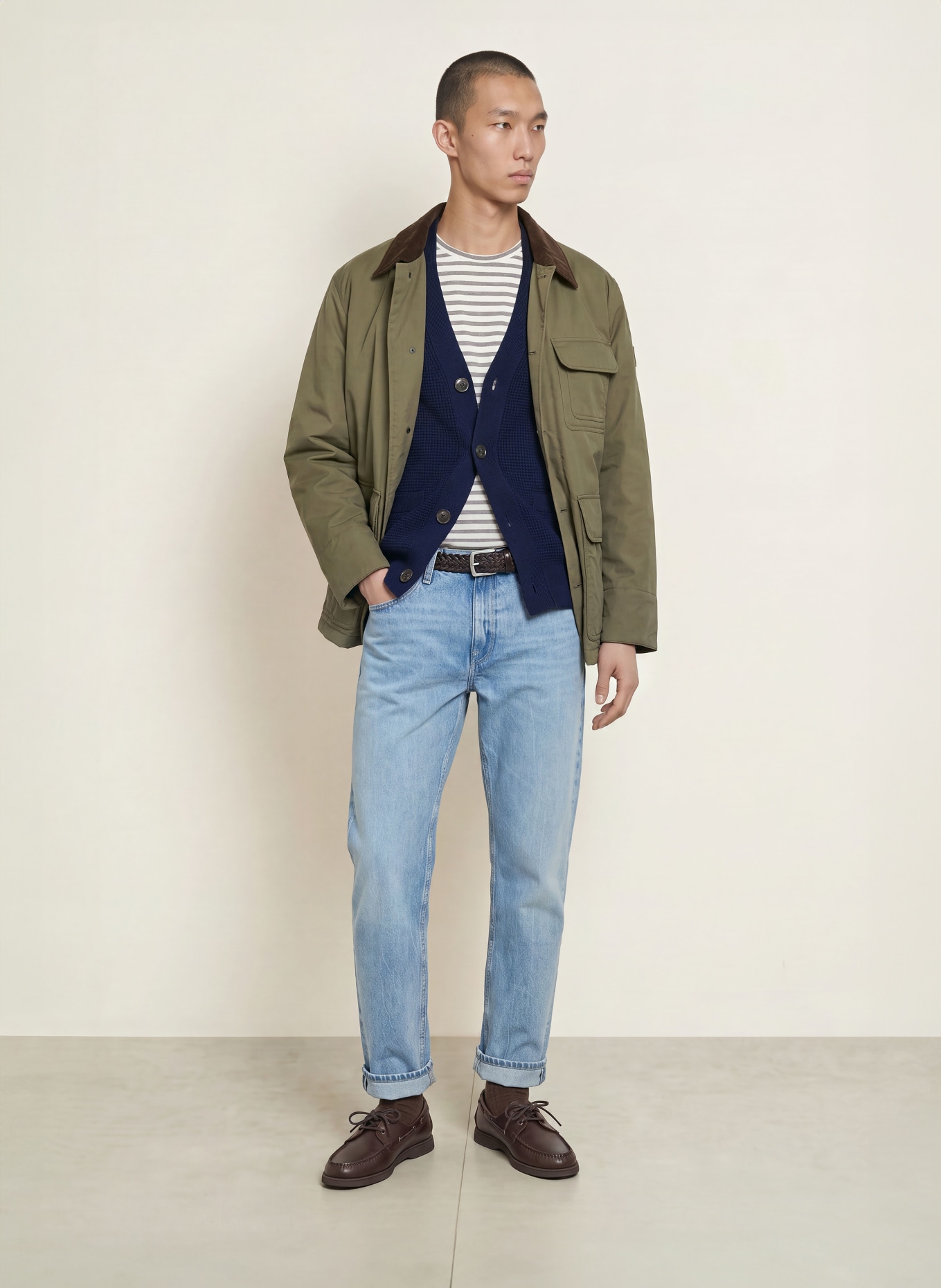 TOMMY HILFIGER Cardigan: DARK BLUE
