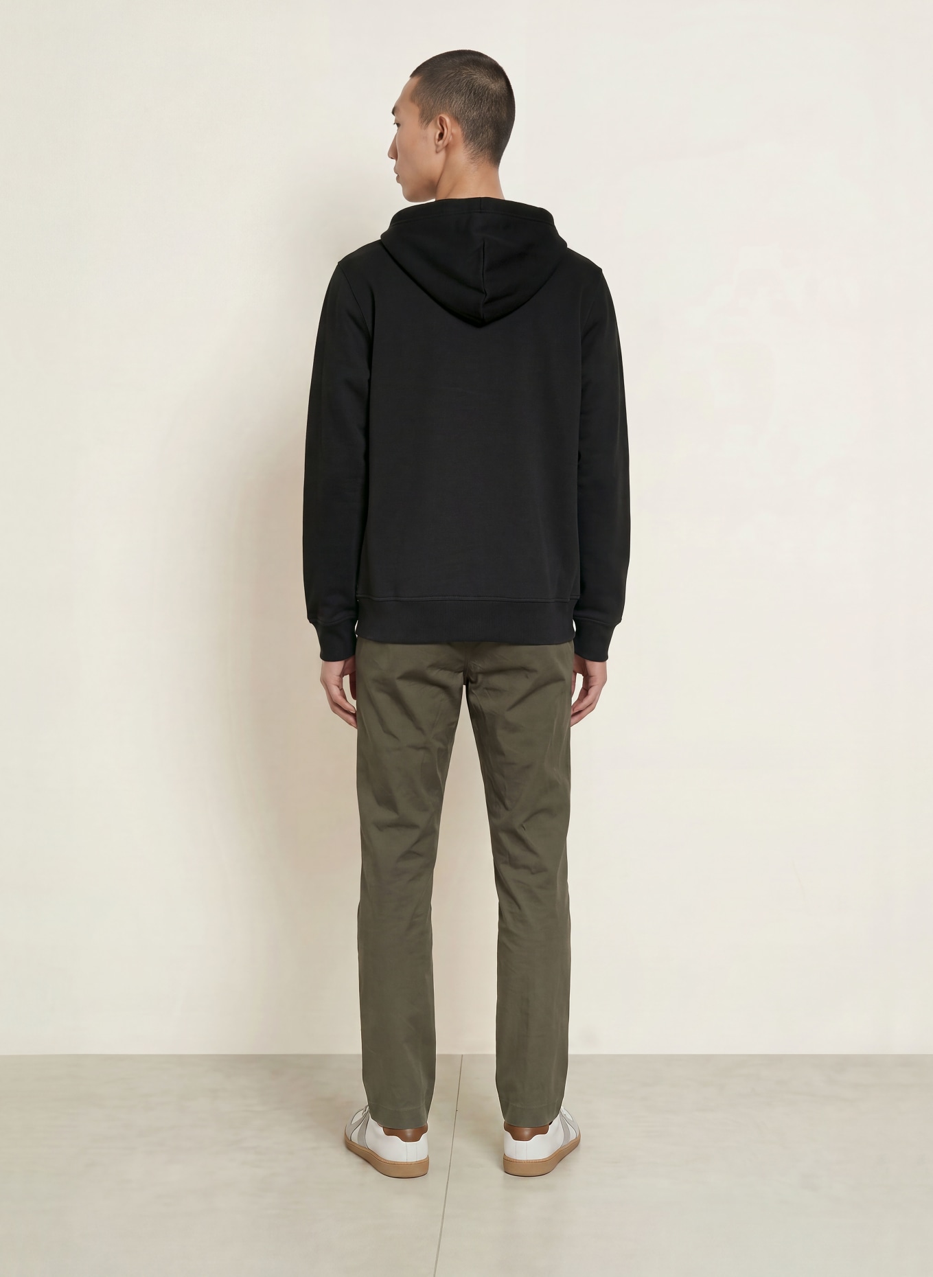 TOMMY HILFIGER Zip-up sweatshirt: BLACK