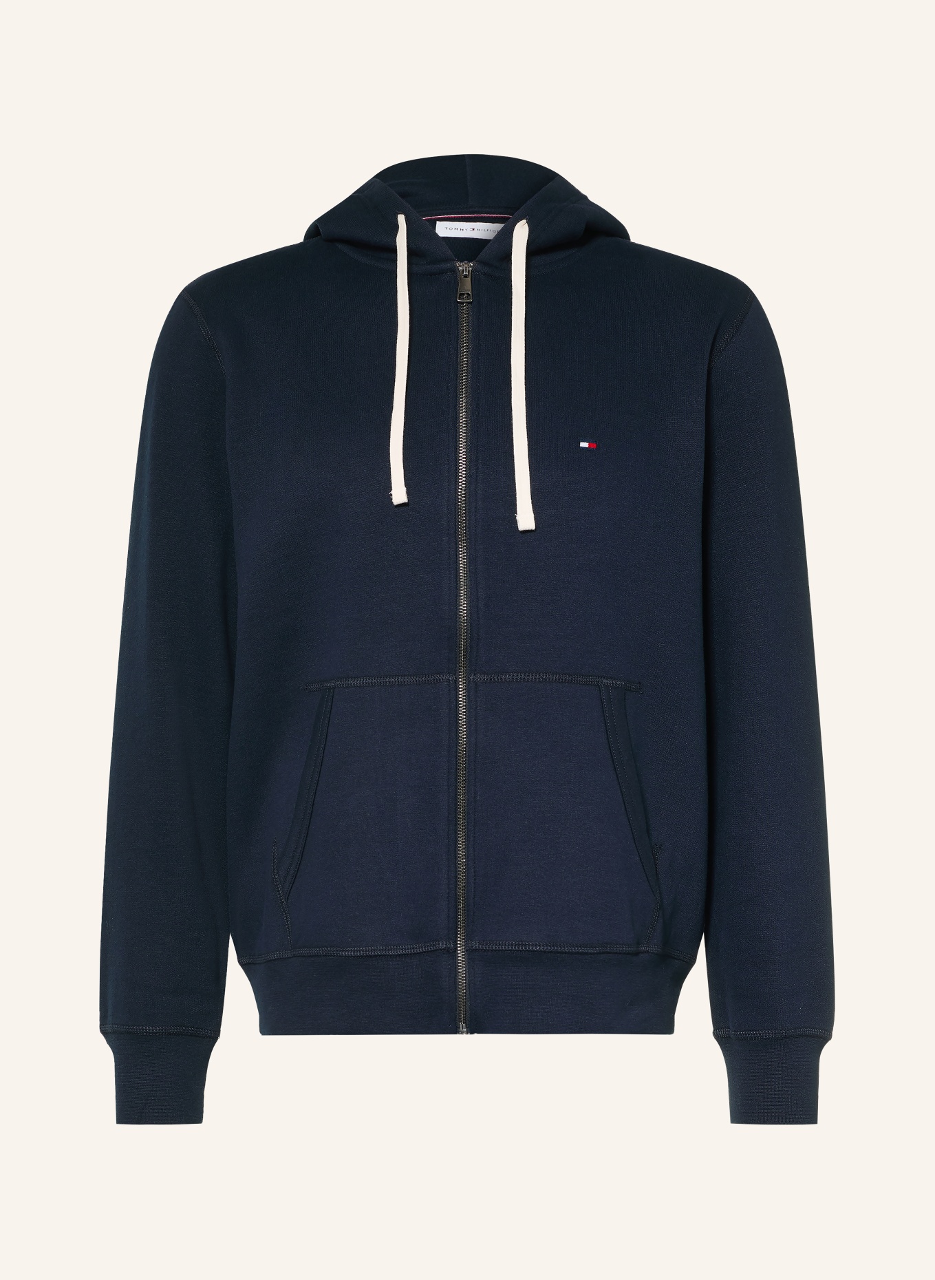 TOMMY HILFIGER Zip-up sweatshirt: DARK BLUE