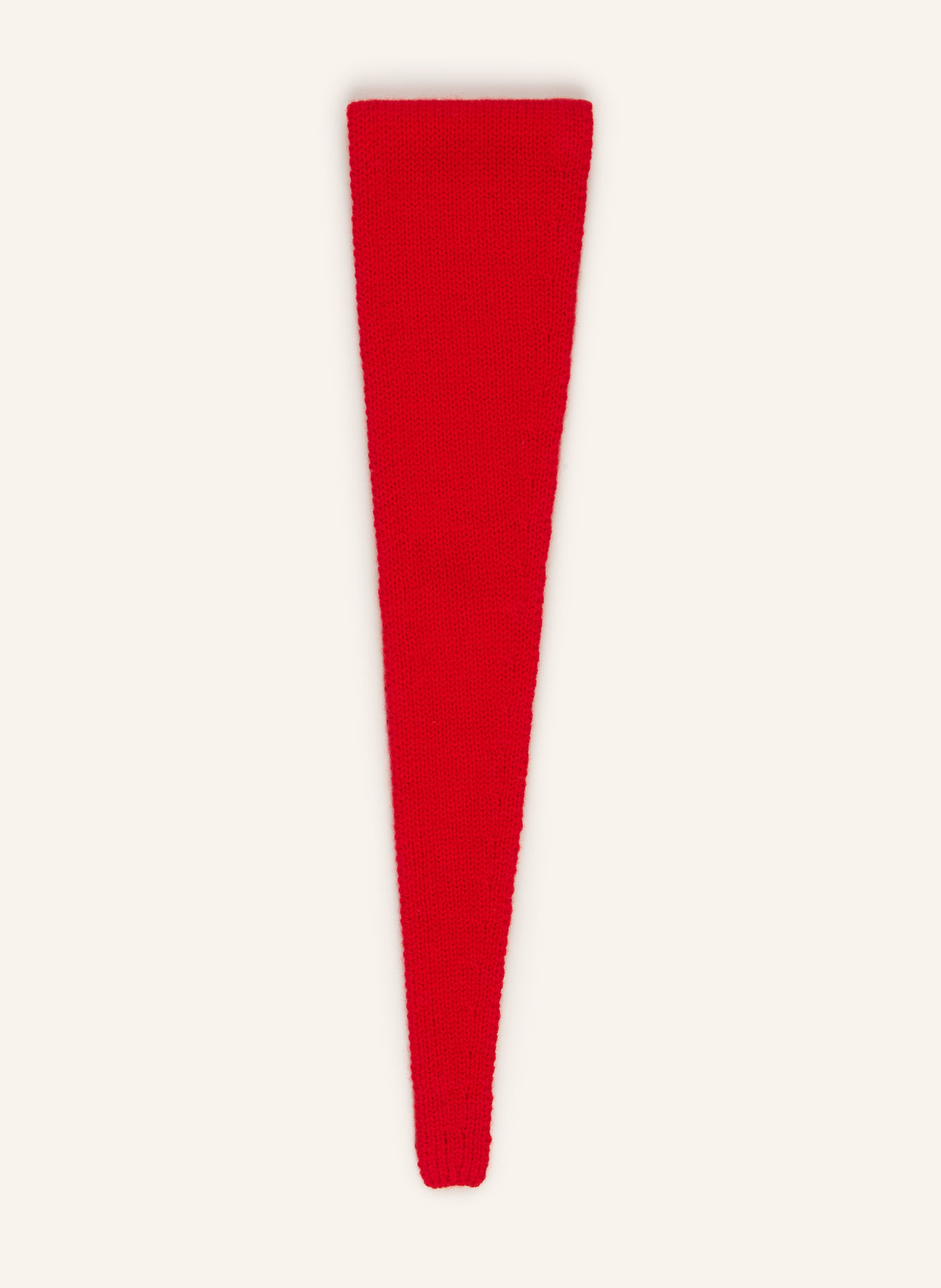 darling harbour Triangular scarf with cashmere: RED