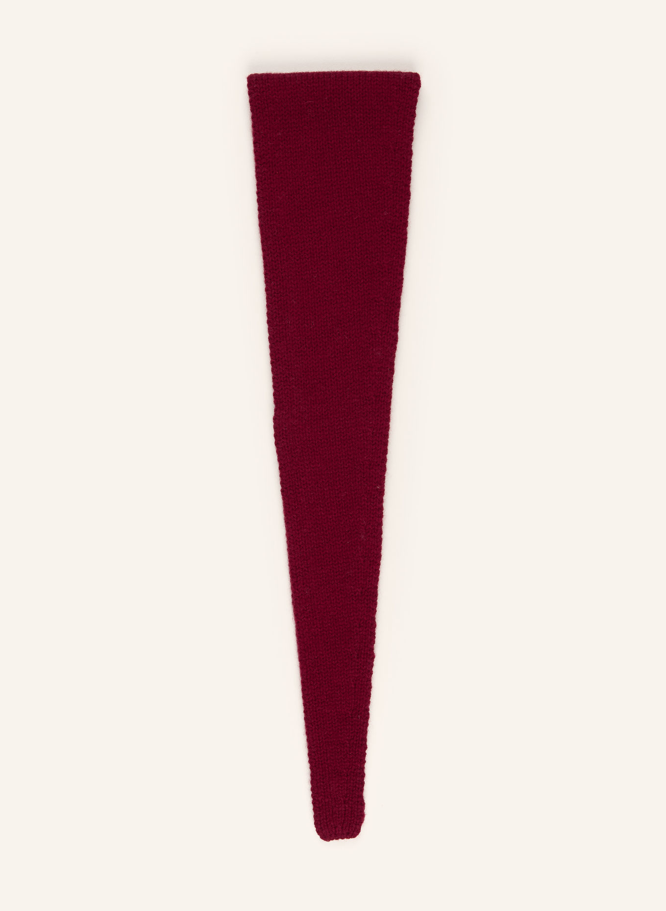 darling harbour Triangular scarf with cashmere: BORDEAUX