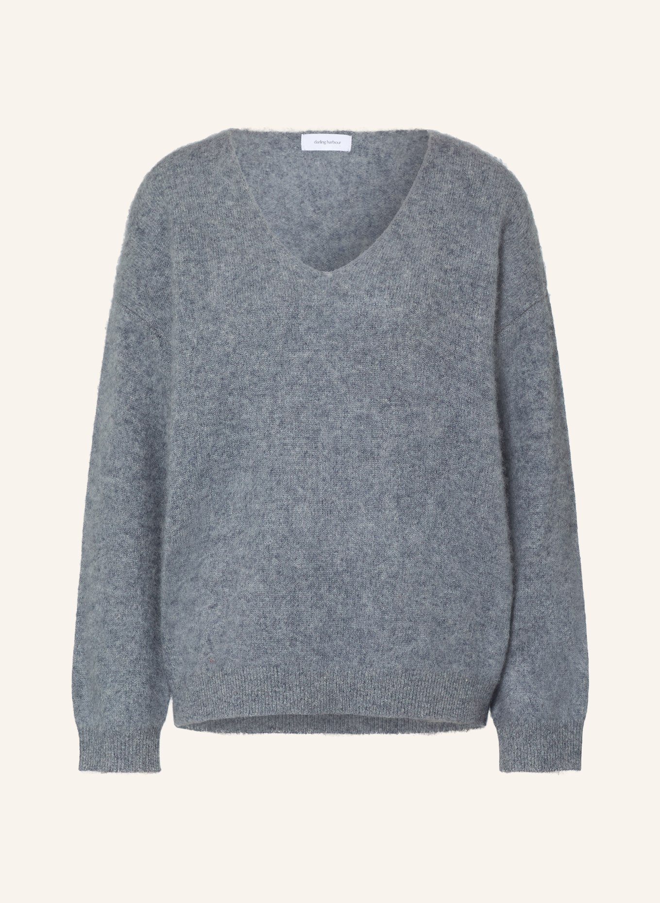darling harbour Pullover: MID GREY MELANGE