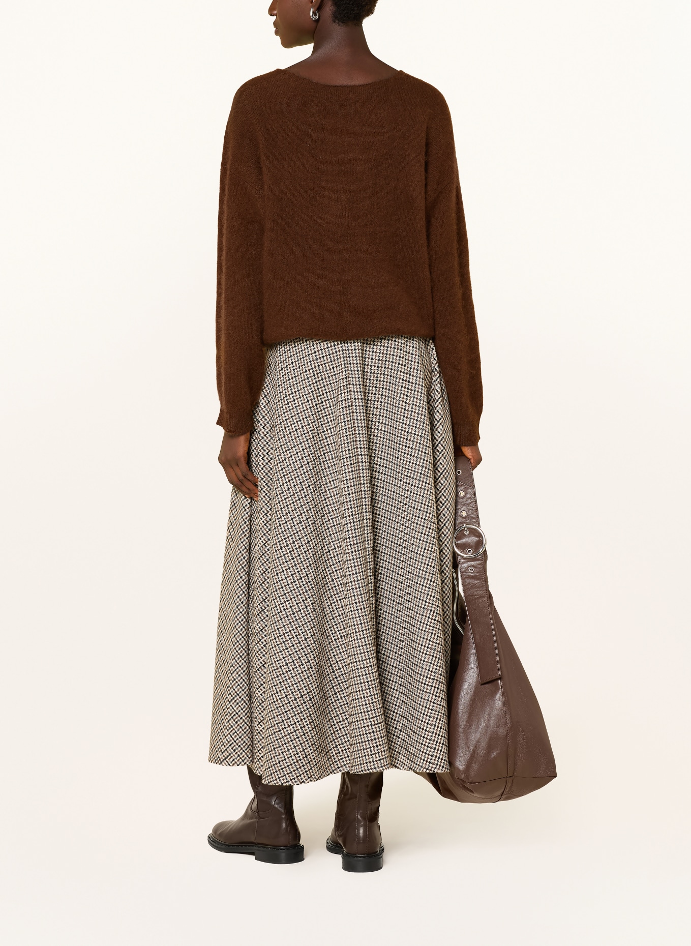 darling harbour Pullover: DARK BOWN