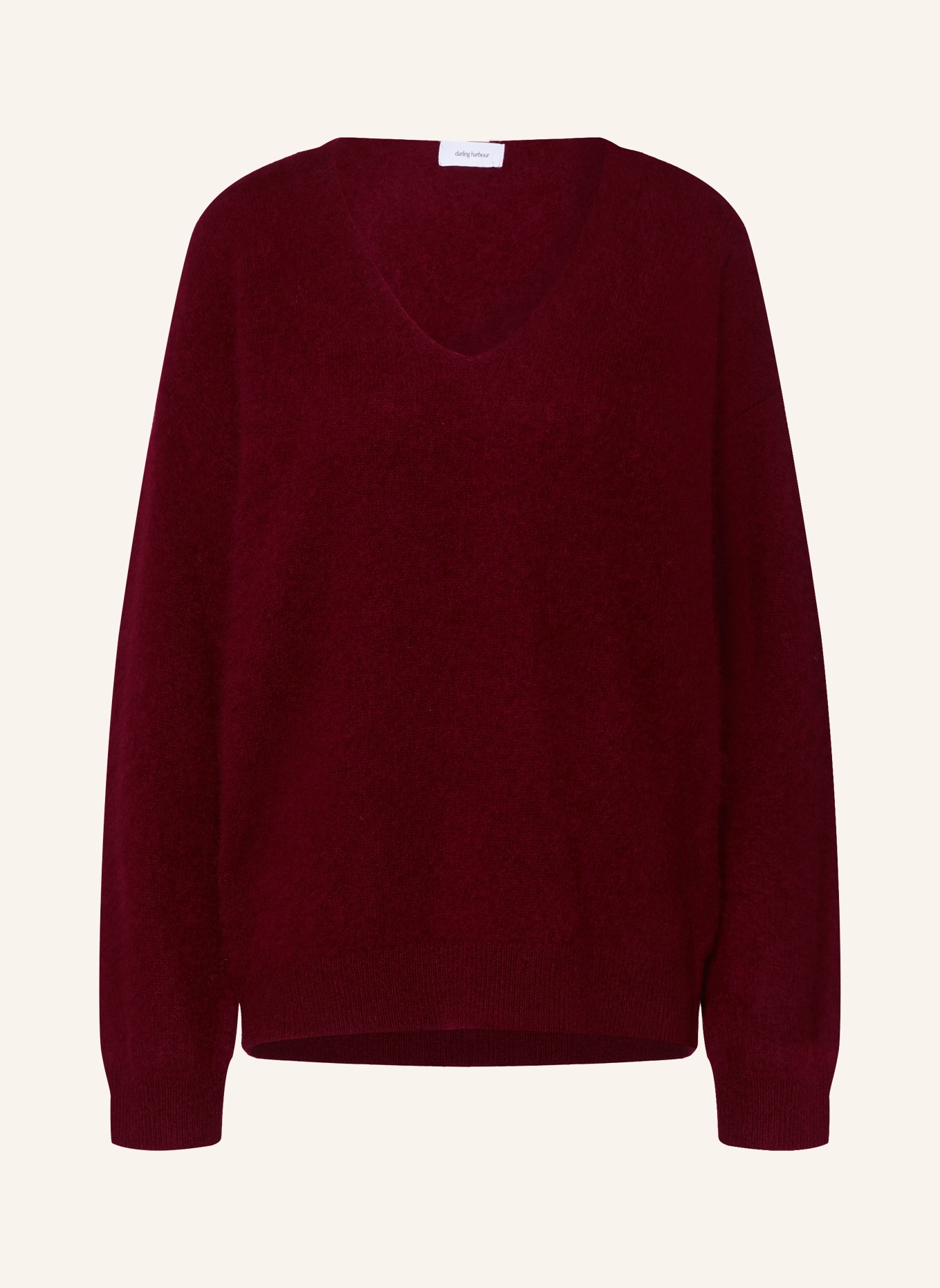 darling harbour Sweater: DARK RED