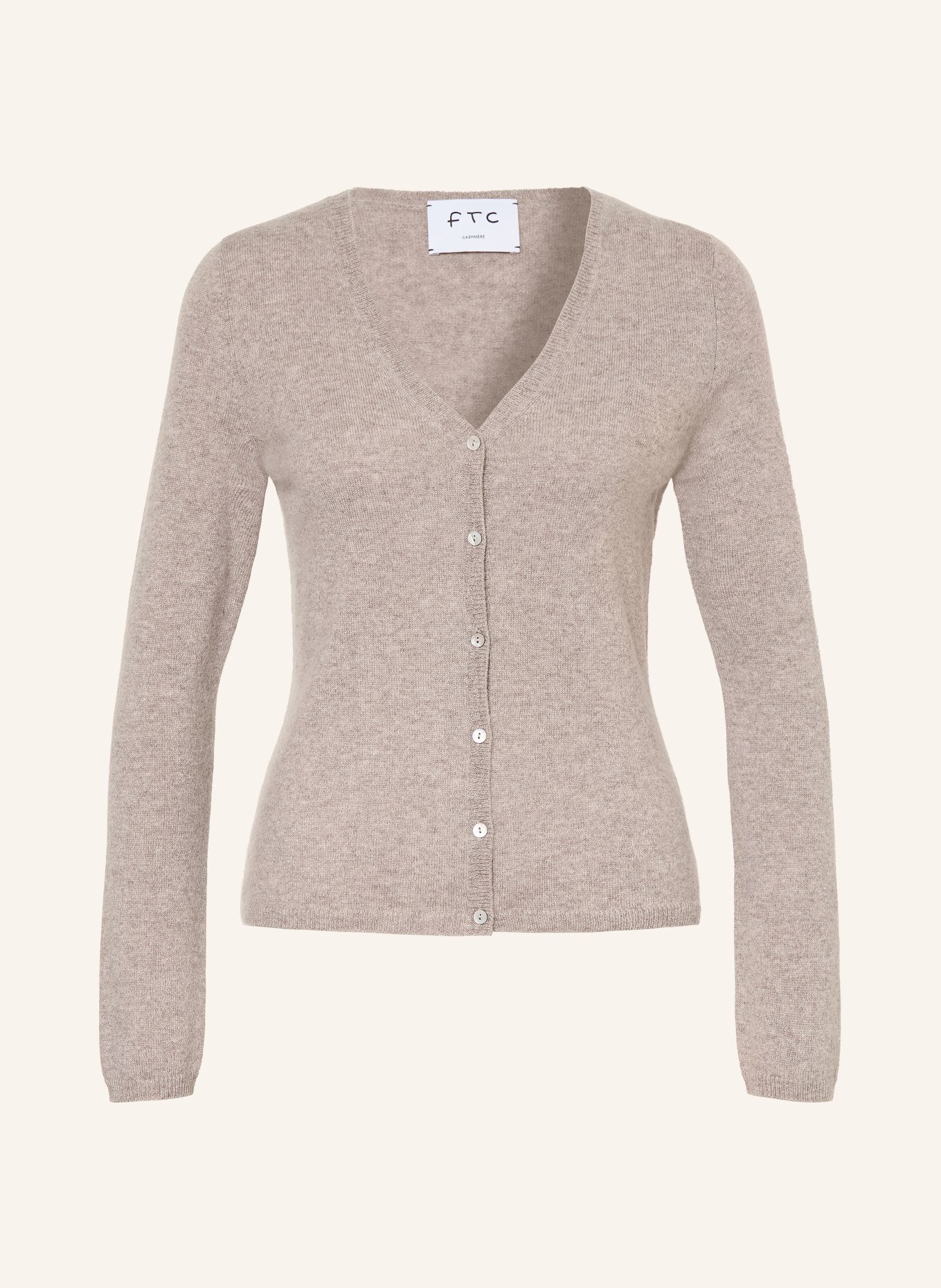 FTC CASHMERE Gilet en cachemire: TAUPE