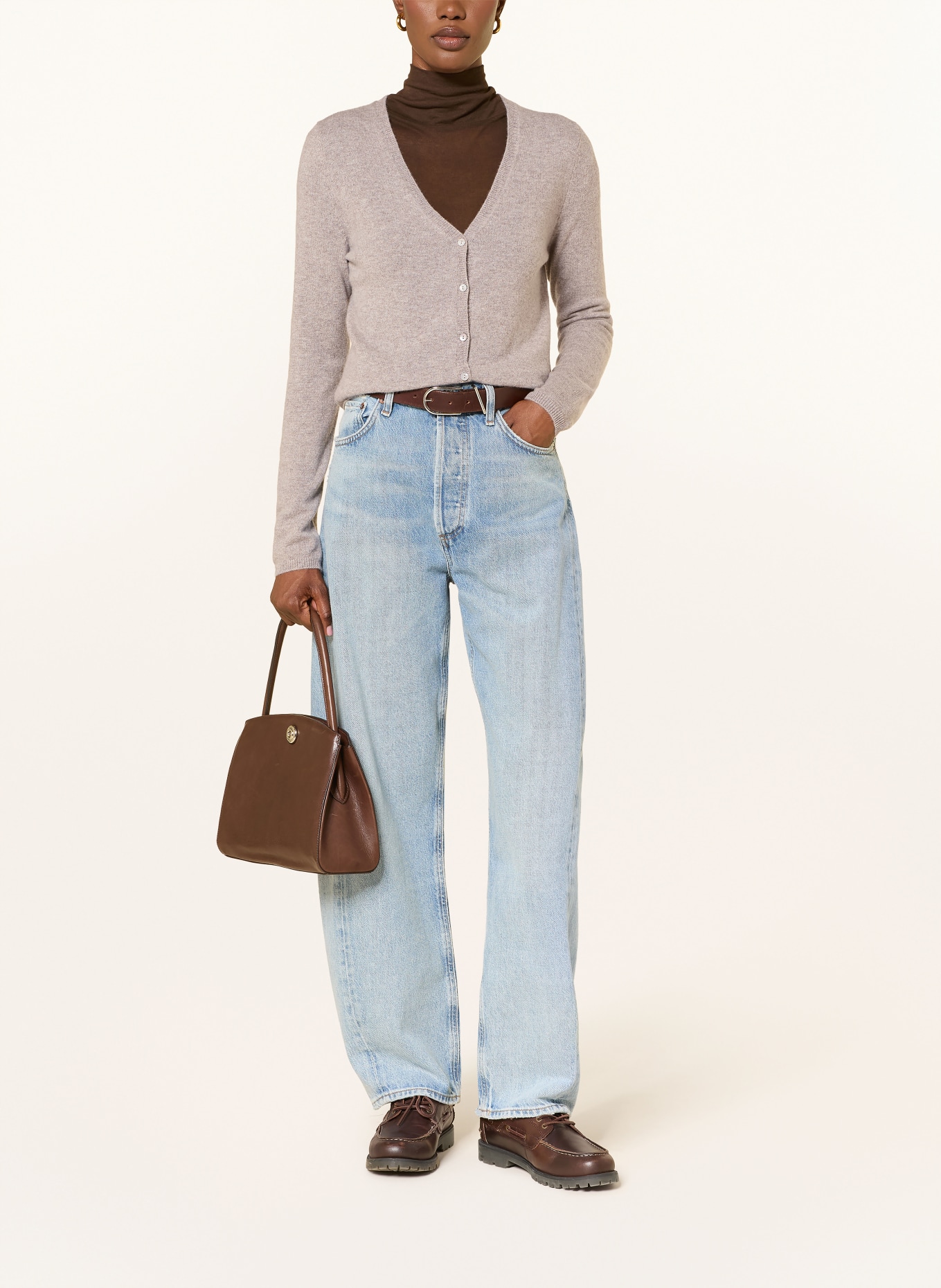 FTC CASHMERE Gilet en cachemire: TAUPE