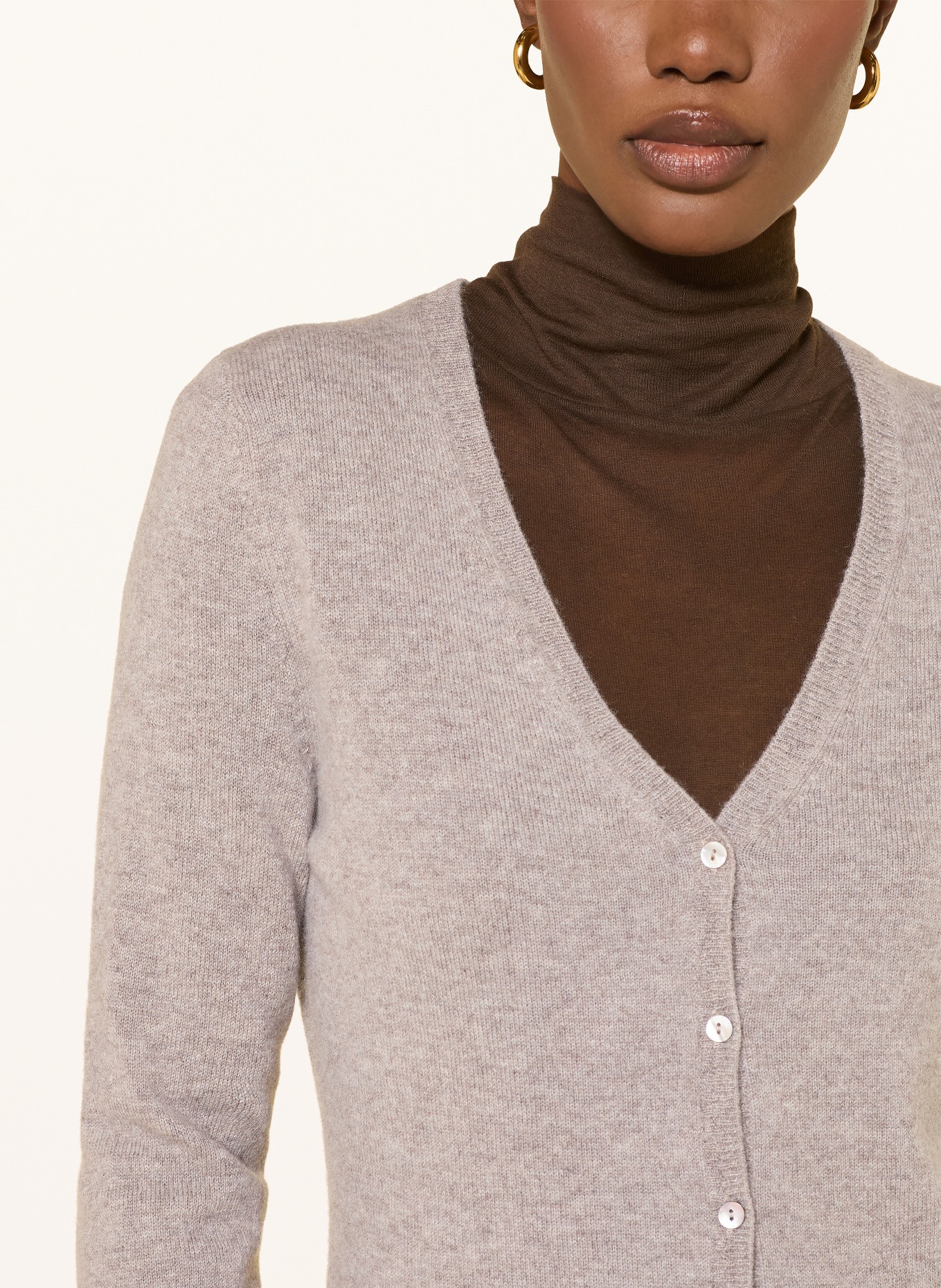 FTC CASHMERE Gilet en cachemire: TAUPE