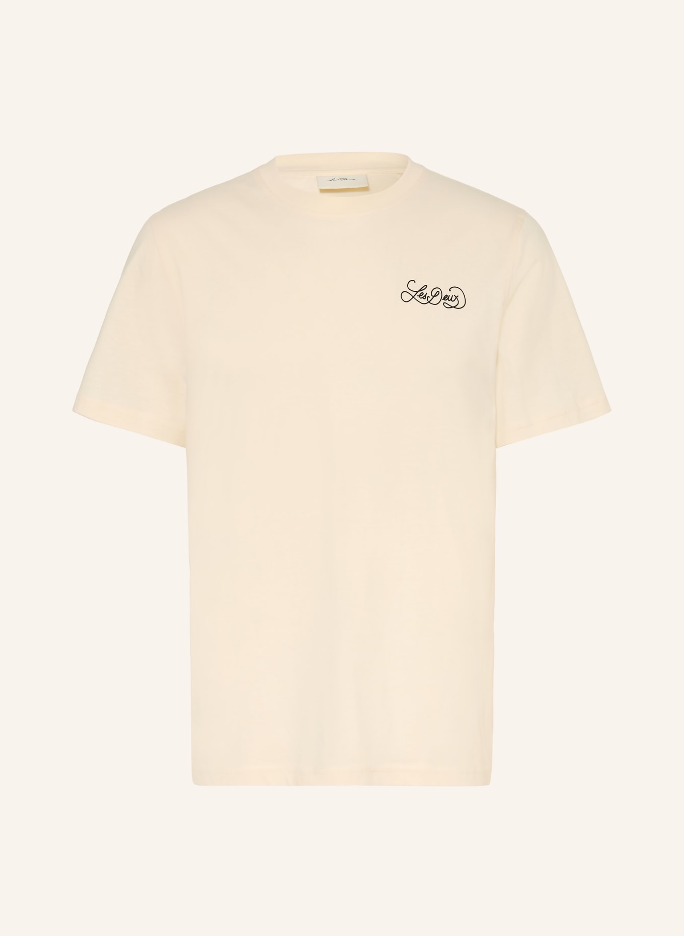 LES DEUX T-shirt: ECRU / RED / BLACK