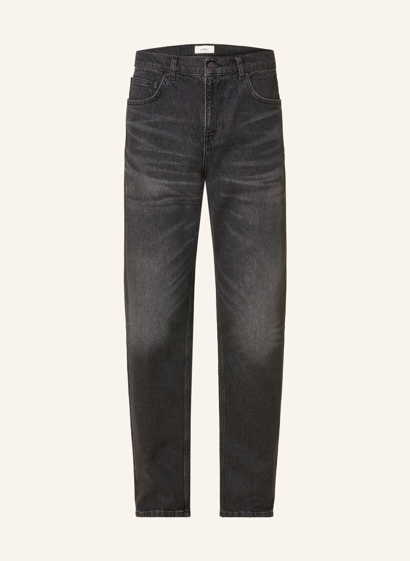 LES DEUX Jean RYDER coupe régulière: 107 BLACK WASHED DENIM