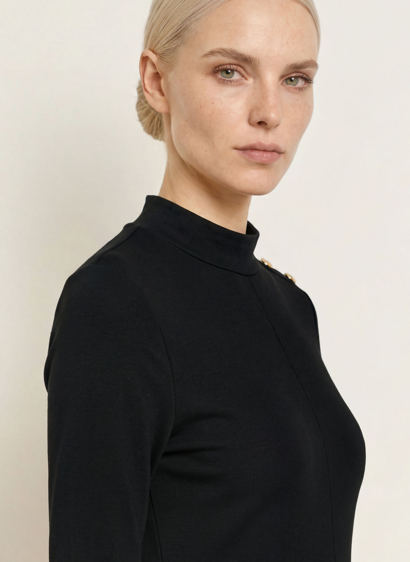 TOMMY HILFIGER Jerseykleid: SCHWARZ
