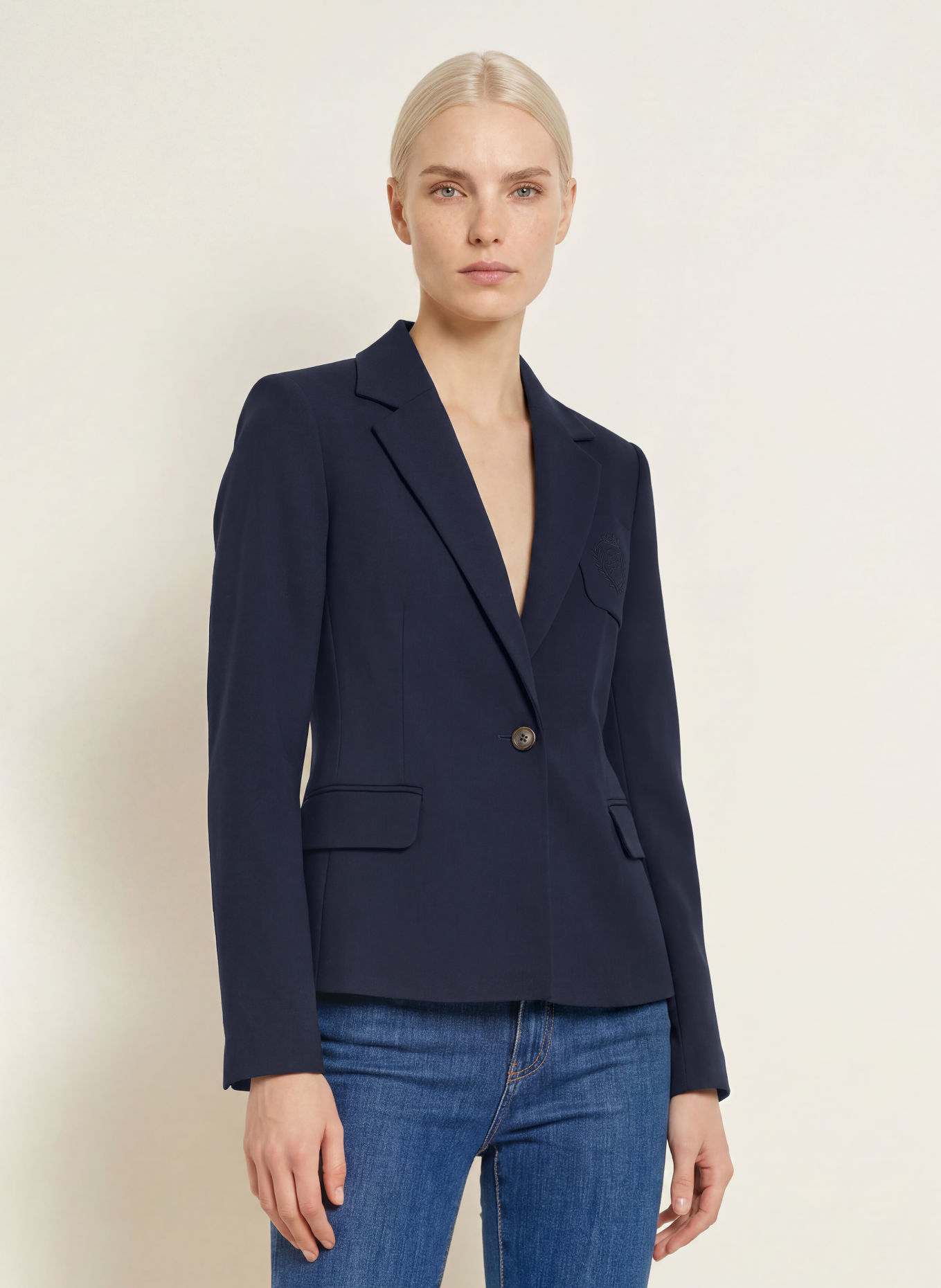TOMMY HILFIGER Blazer: DUNKELBLAU