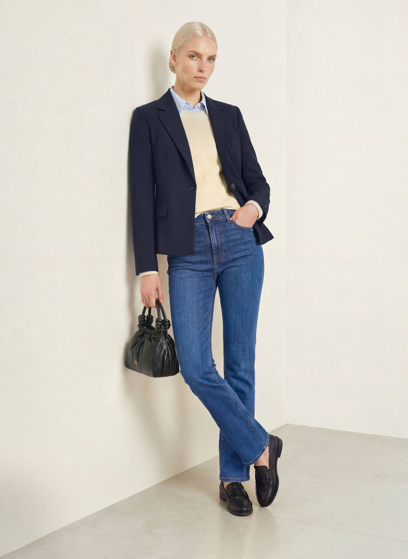 TOMMY HILFIGER Blazer: DUNKELBLAU