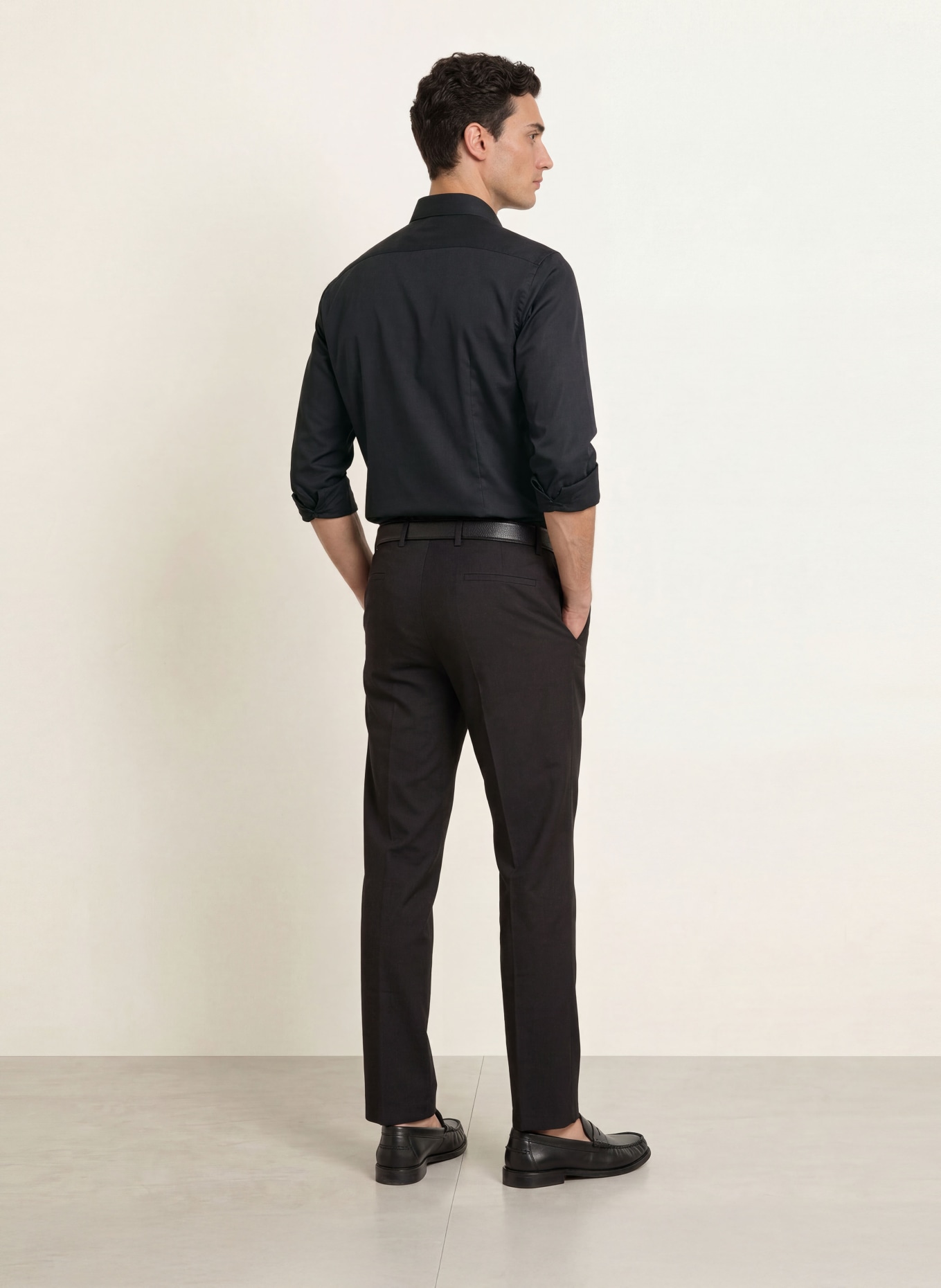 OLYMP Luxor Shirt, Modern Fit: BLACK