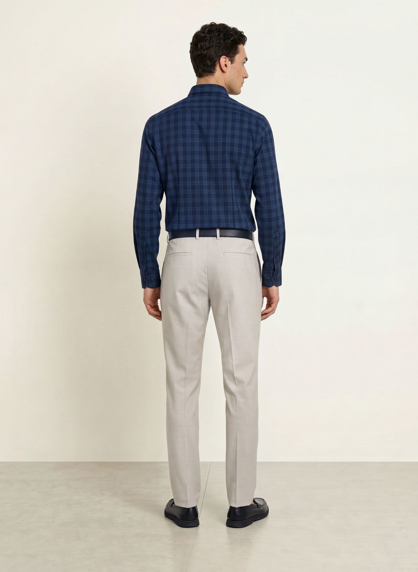 OLYMP Chemise Smart, coupe moderne: BLEU FONCÉ / BLEU