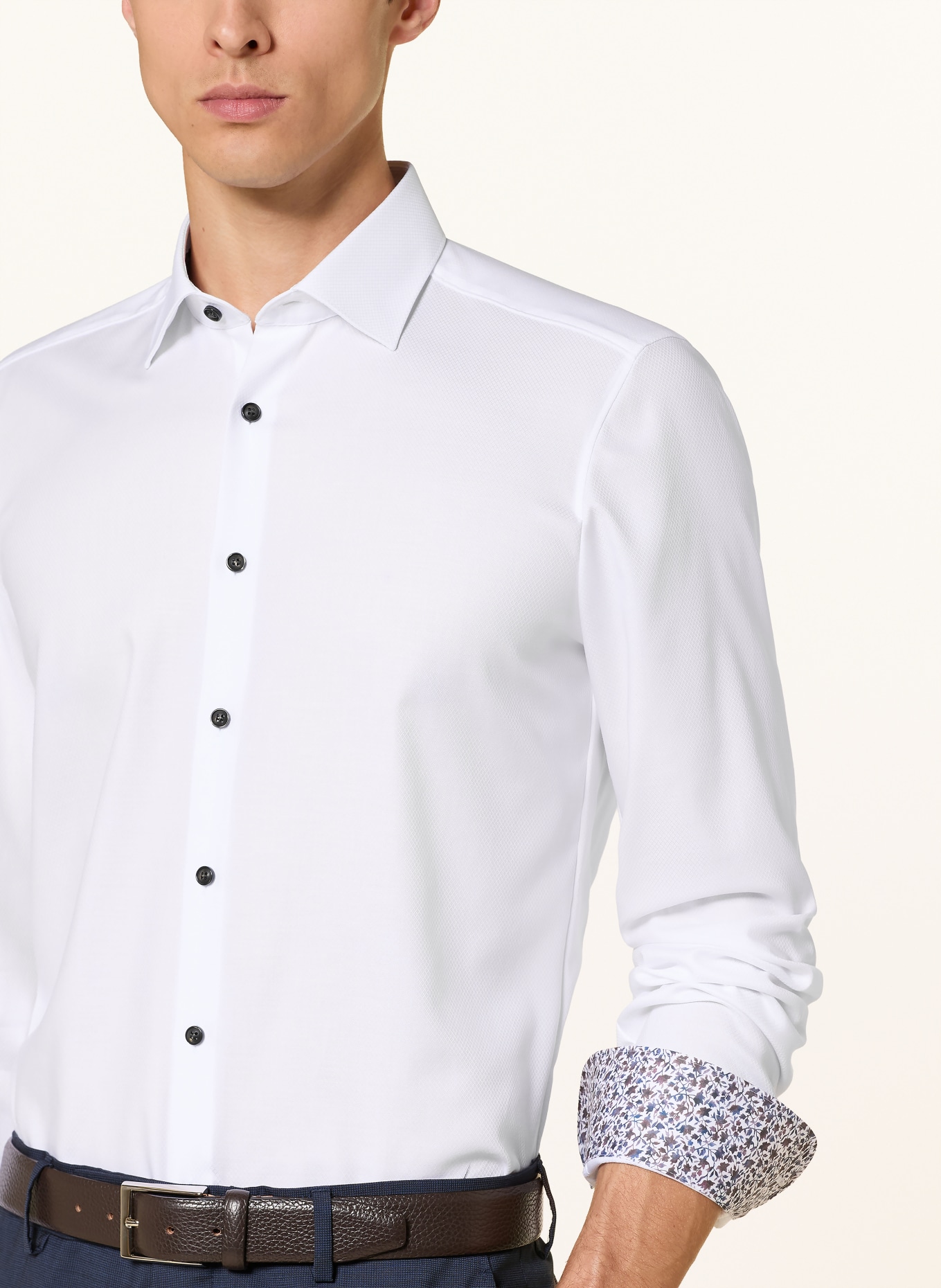 OLYMP Hemd Level Five body fit: WEISS