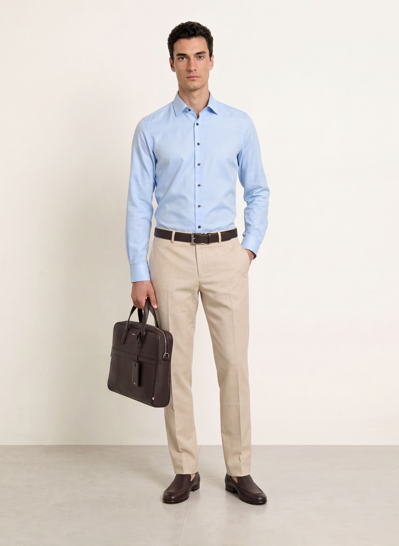 OLYMP Hemd Level Five body fit: HELLBLAU
