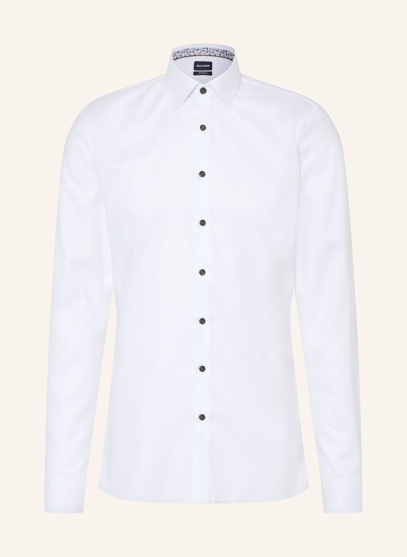 OLYMP Hemd No. Six super slim: WEISS