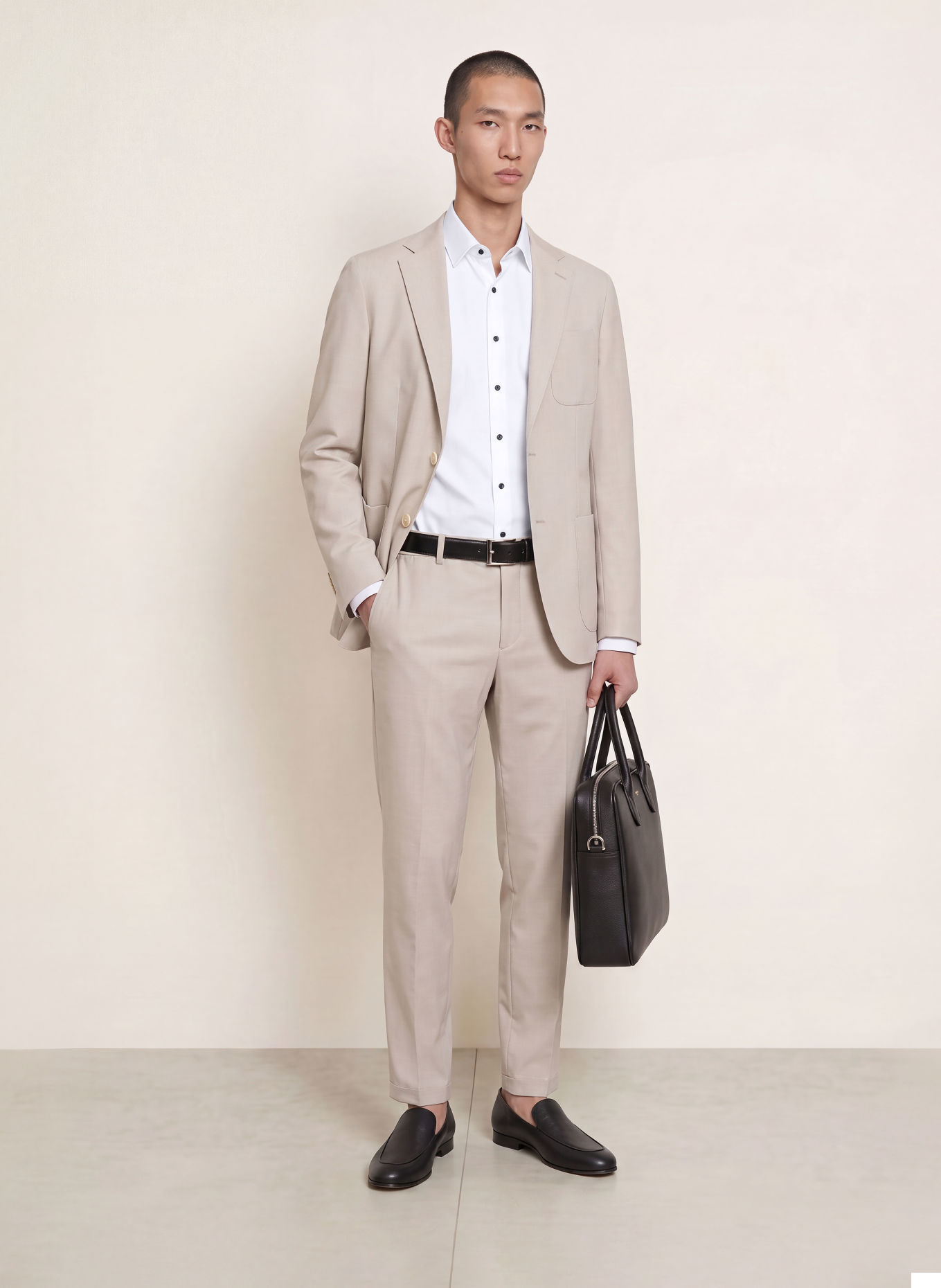 OLYMP Hemd No. Six super slim: WEISS