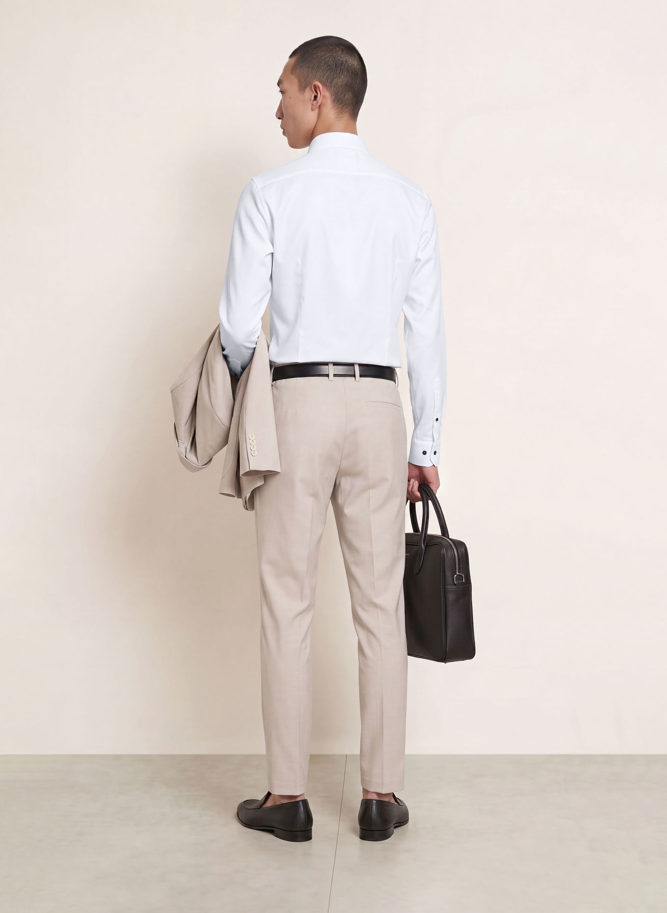 OLYMP Hemd No. Six super slim: WEISS