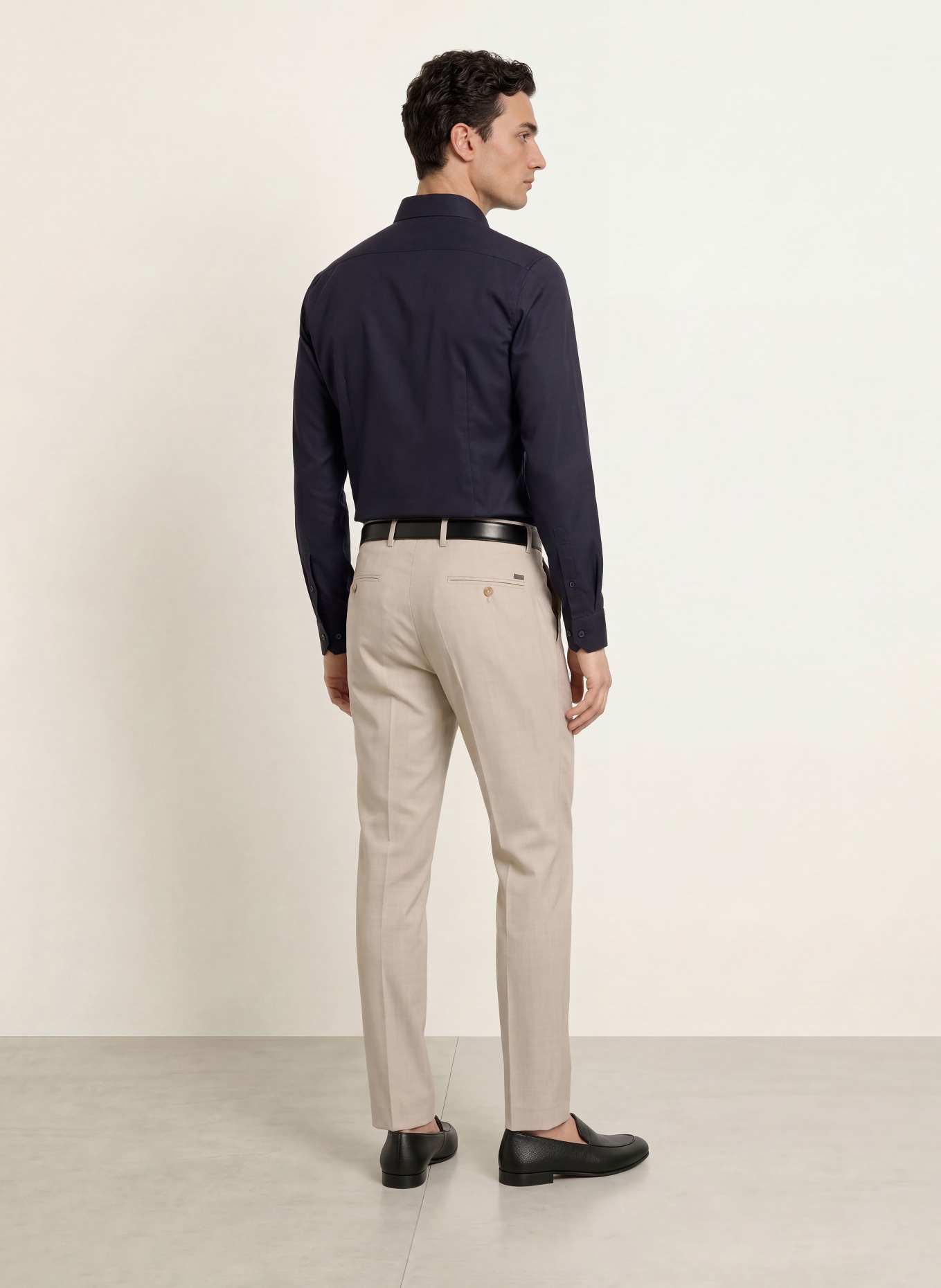 OLYMP Hemd No. Six super slim stretchable: DUNKELBLAU / BLAU