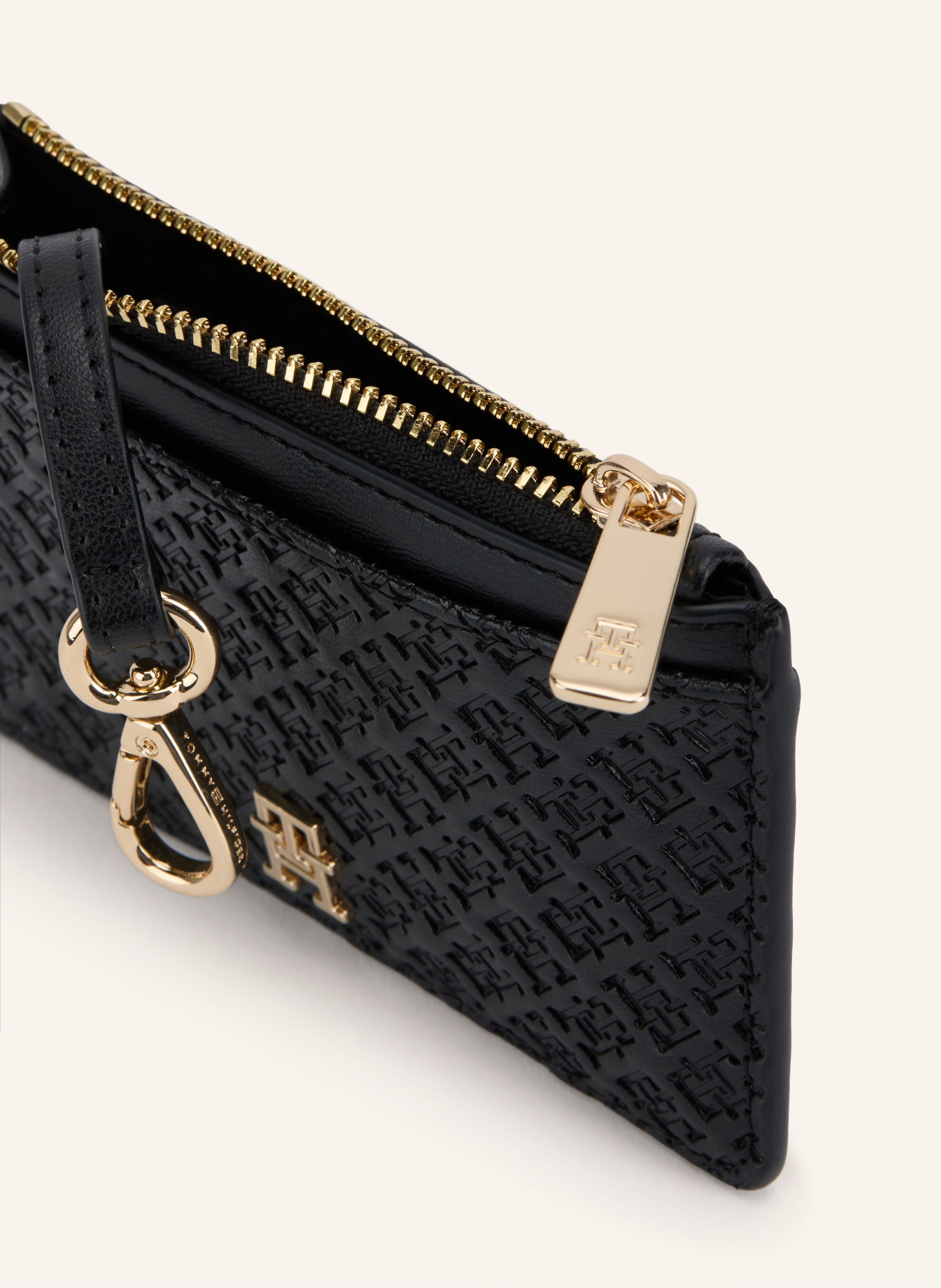 TOMMY HILFIGER Kartenetui: SCHWARZ