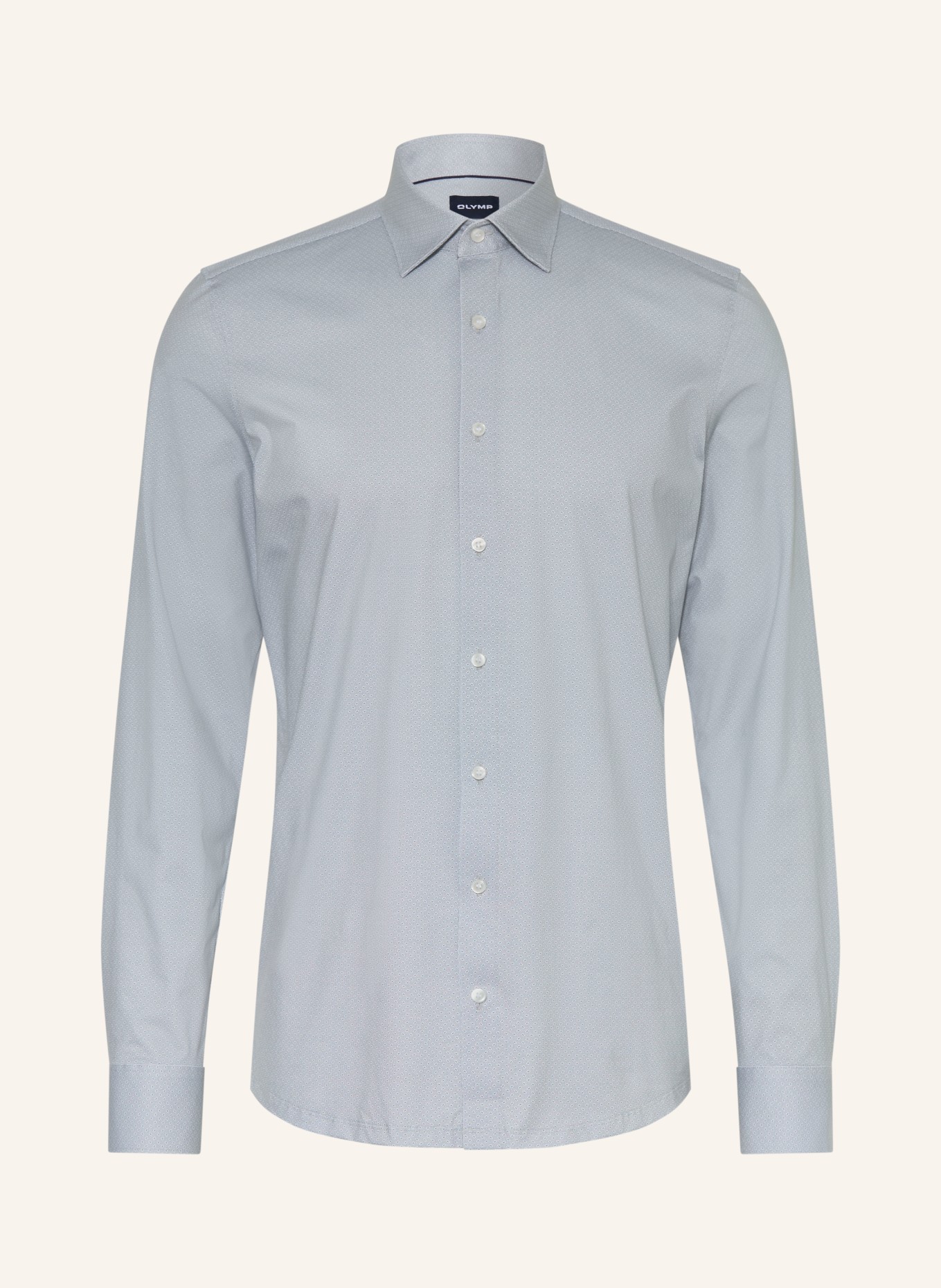 OLYMP Jerseyová košile 24/Seven body fit: SVĚTLE ZELENÁ