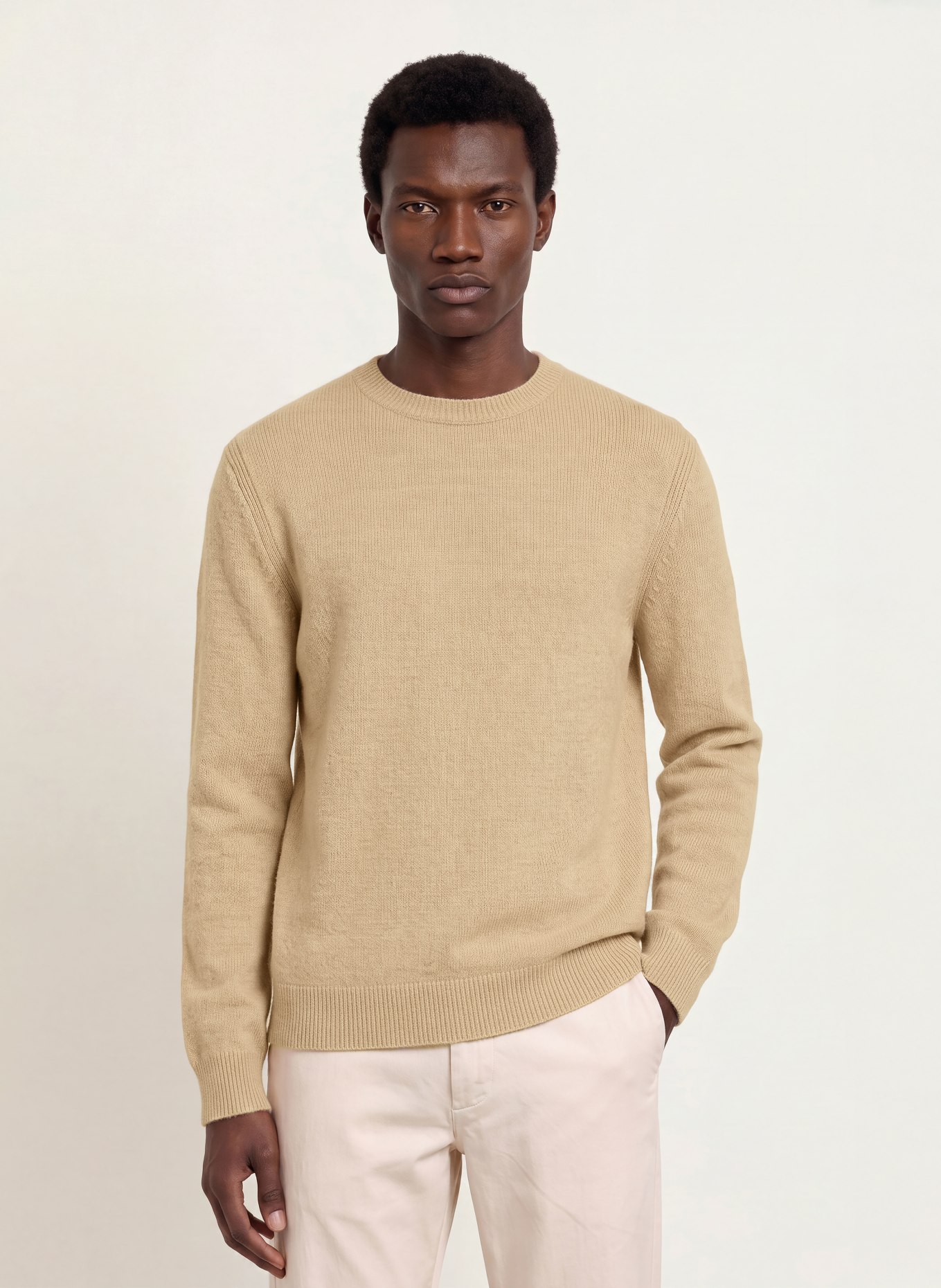 OLYMP Pullover: BEIGE