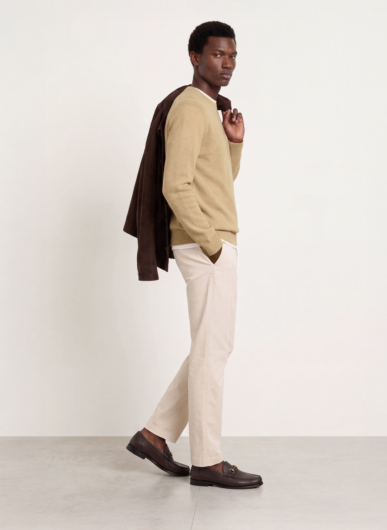 OLYMP Pullover: BEIGE