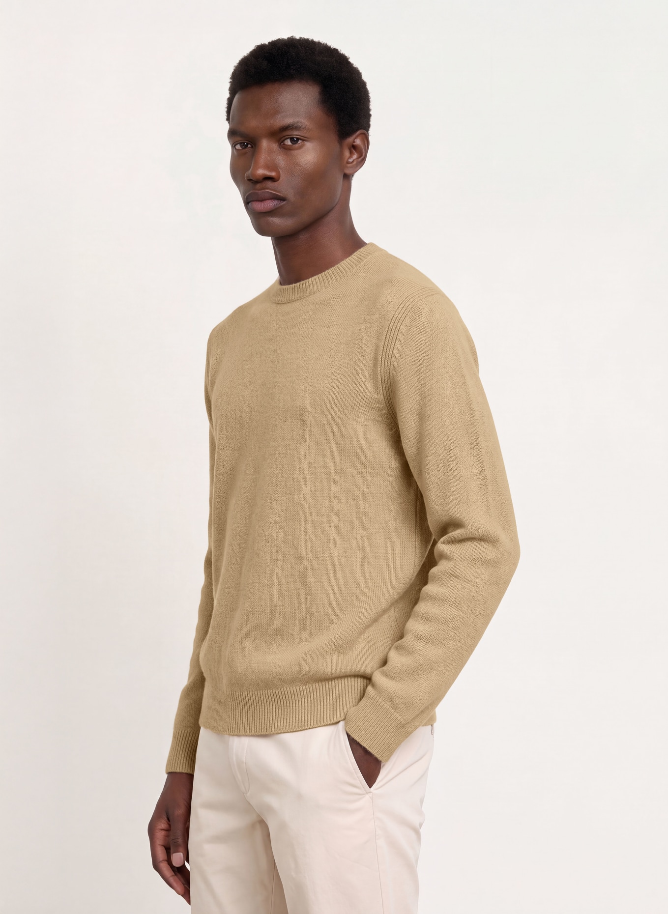 OLYMP Pullover: BEIGE