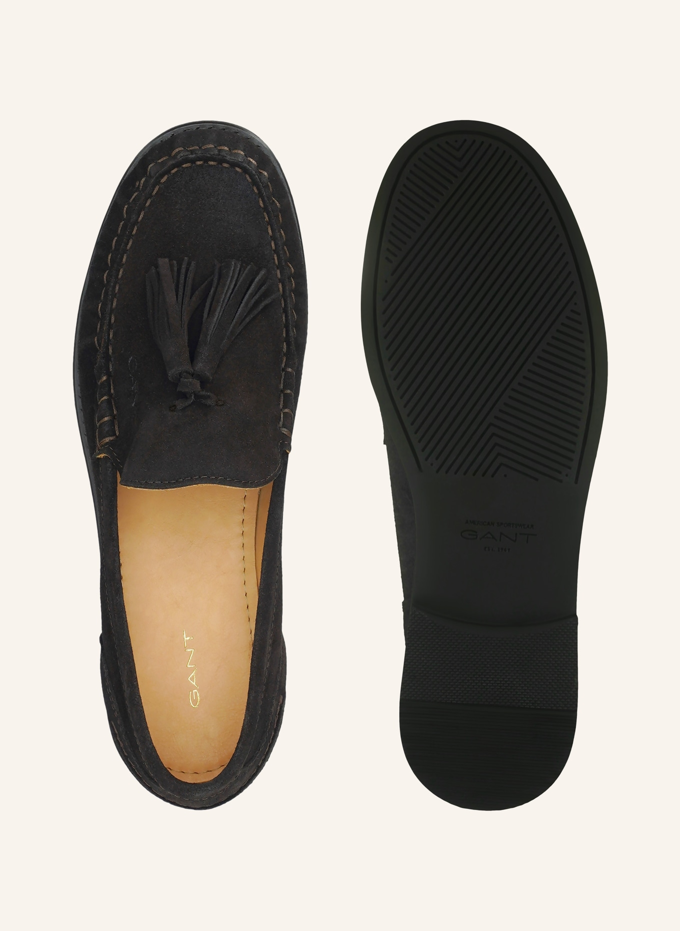 GANT GRACELYN Loafers: DARK BROWN