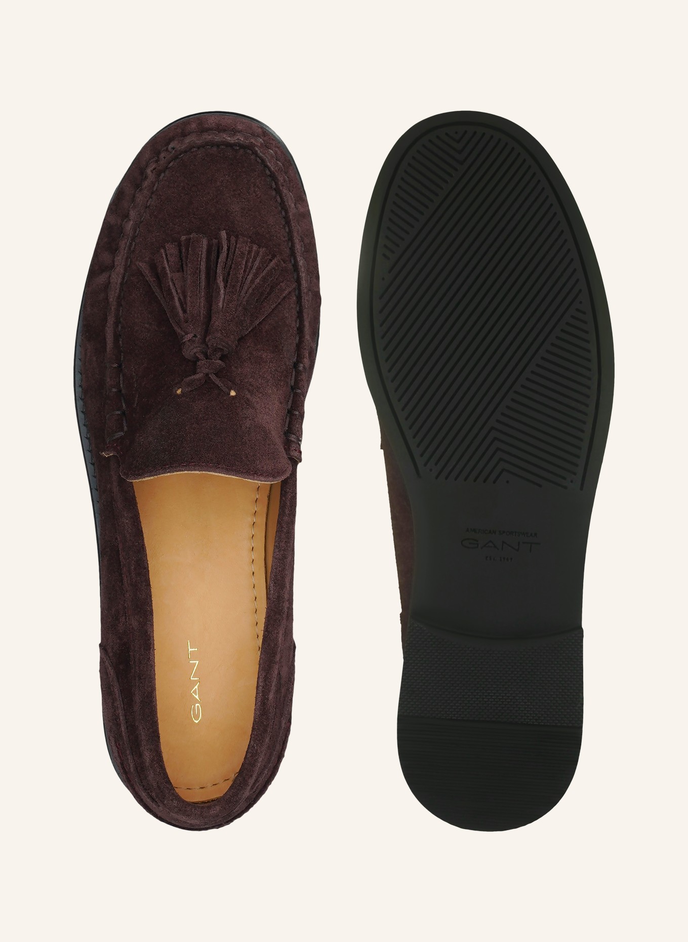 GANT Loafer GRACELYN: DUNKELROT