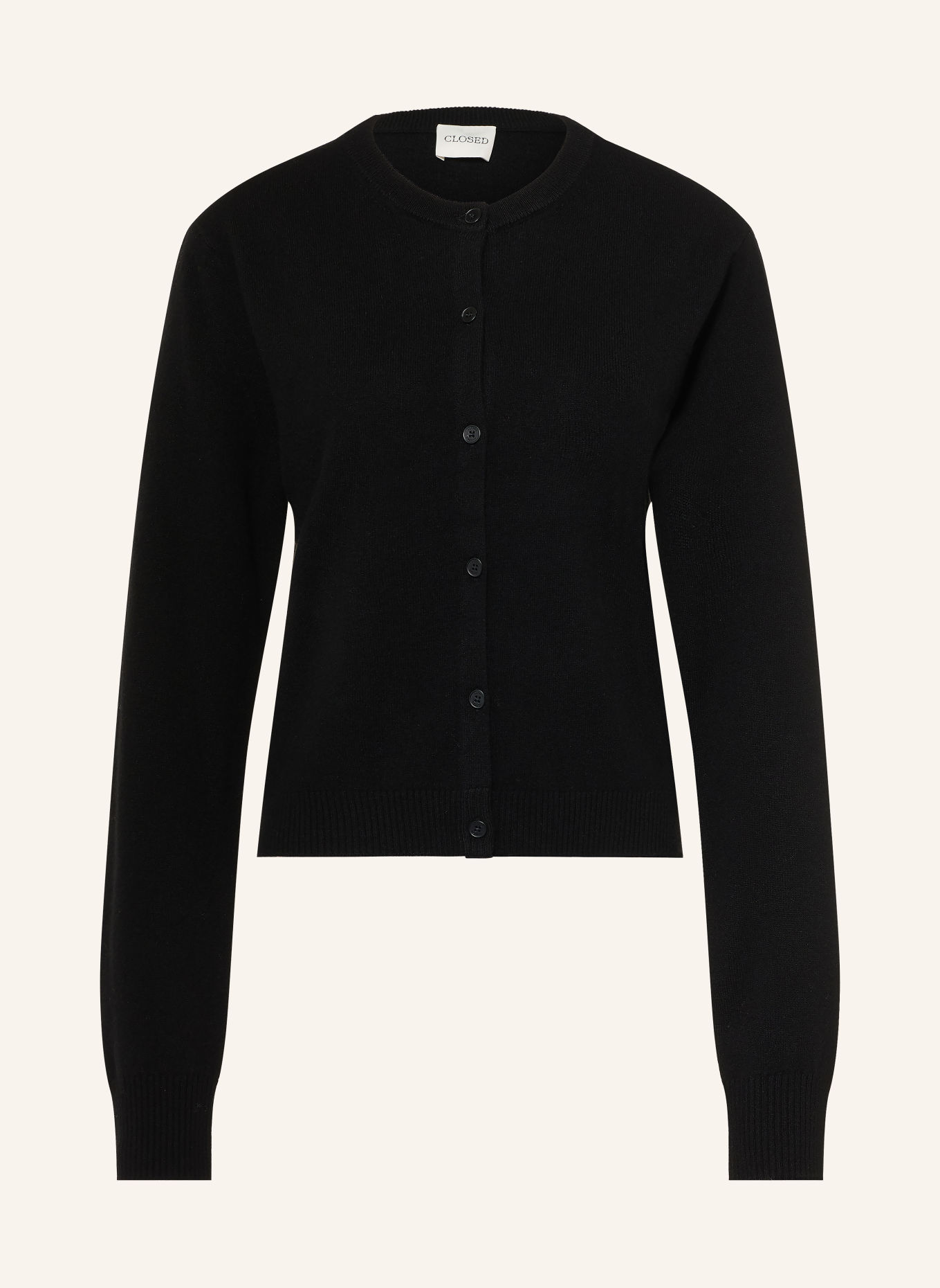 CLOSED Strickjacke: SCHWARZ