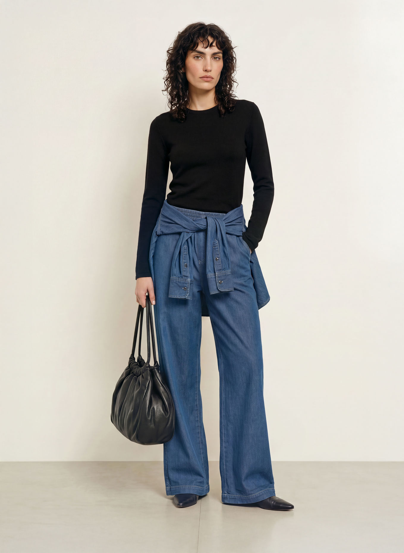 CLOSED Pullover: SCHWARZ