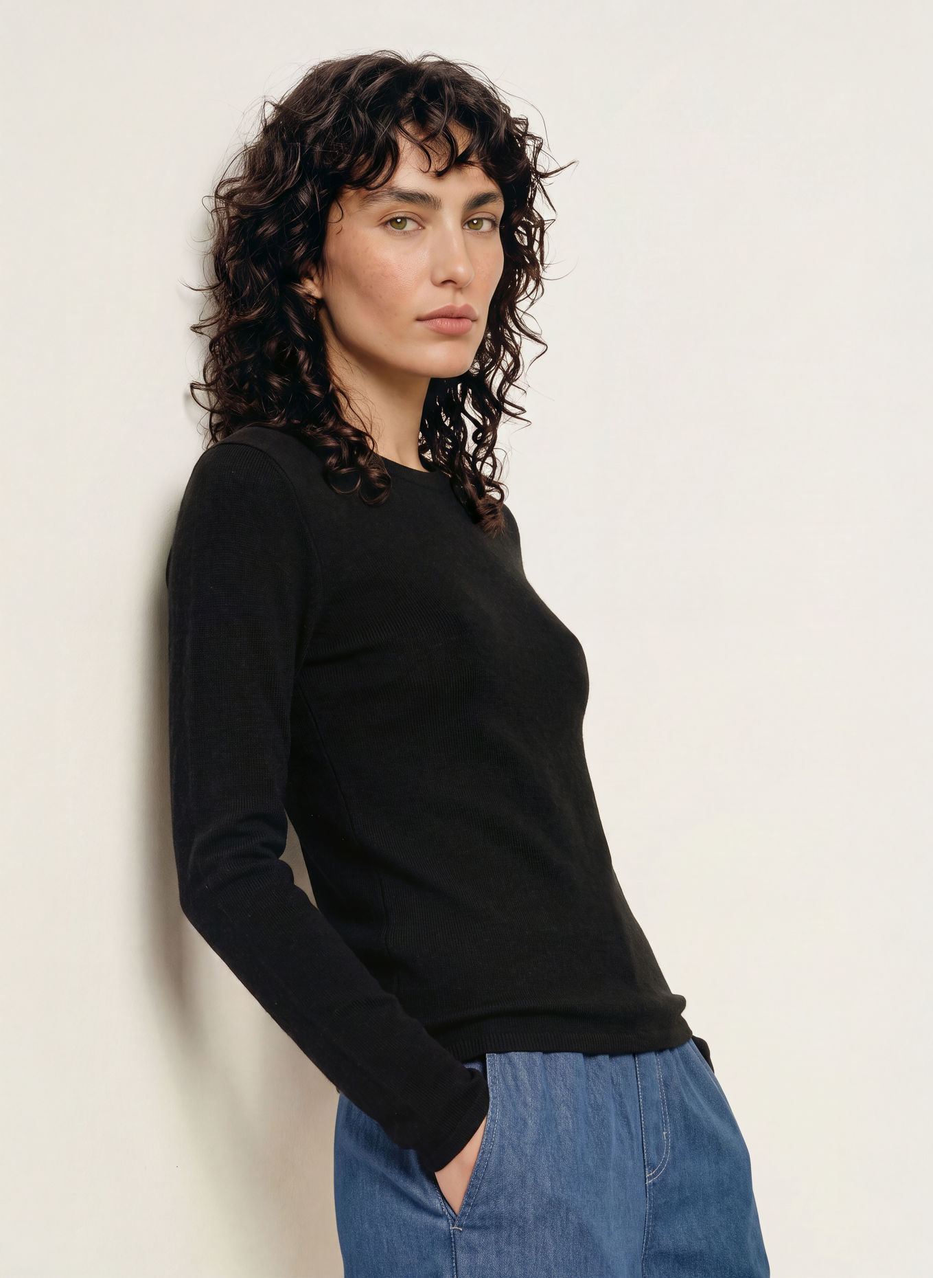 CLOSED Pullover: SCHWARZ