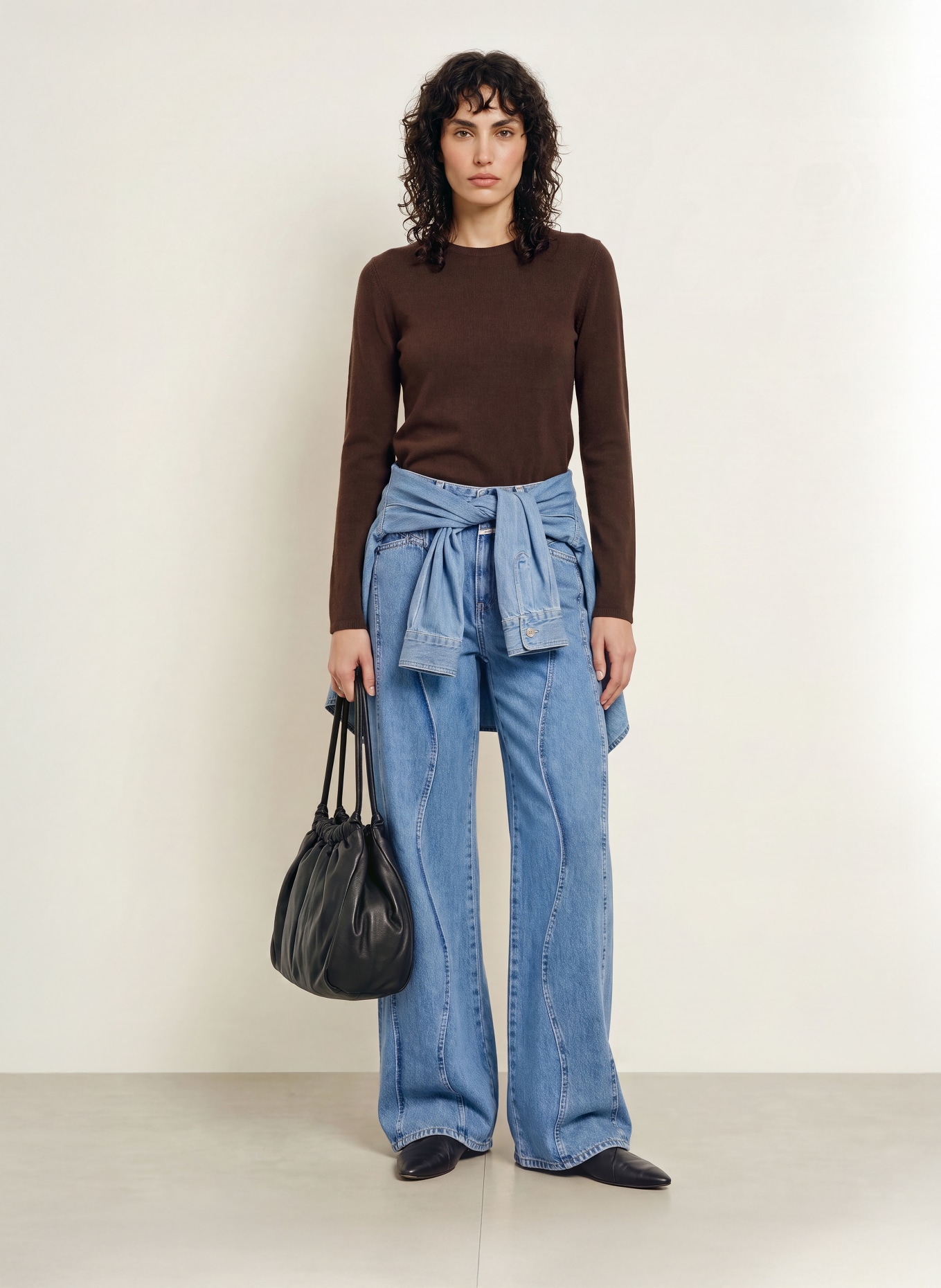 CLOSED Trui: MARRON FONCÉ