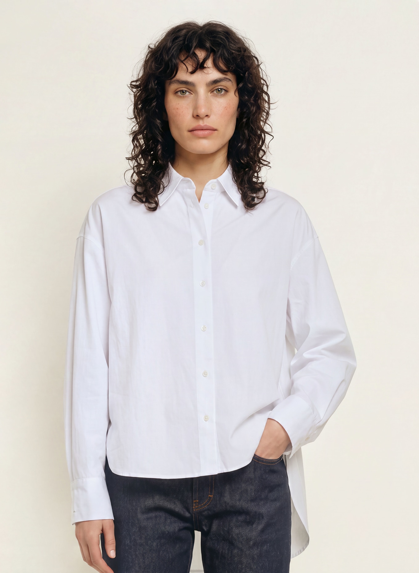 CLOSED Overhemdblouse: WIT