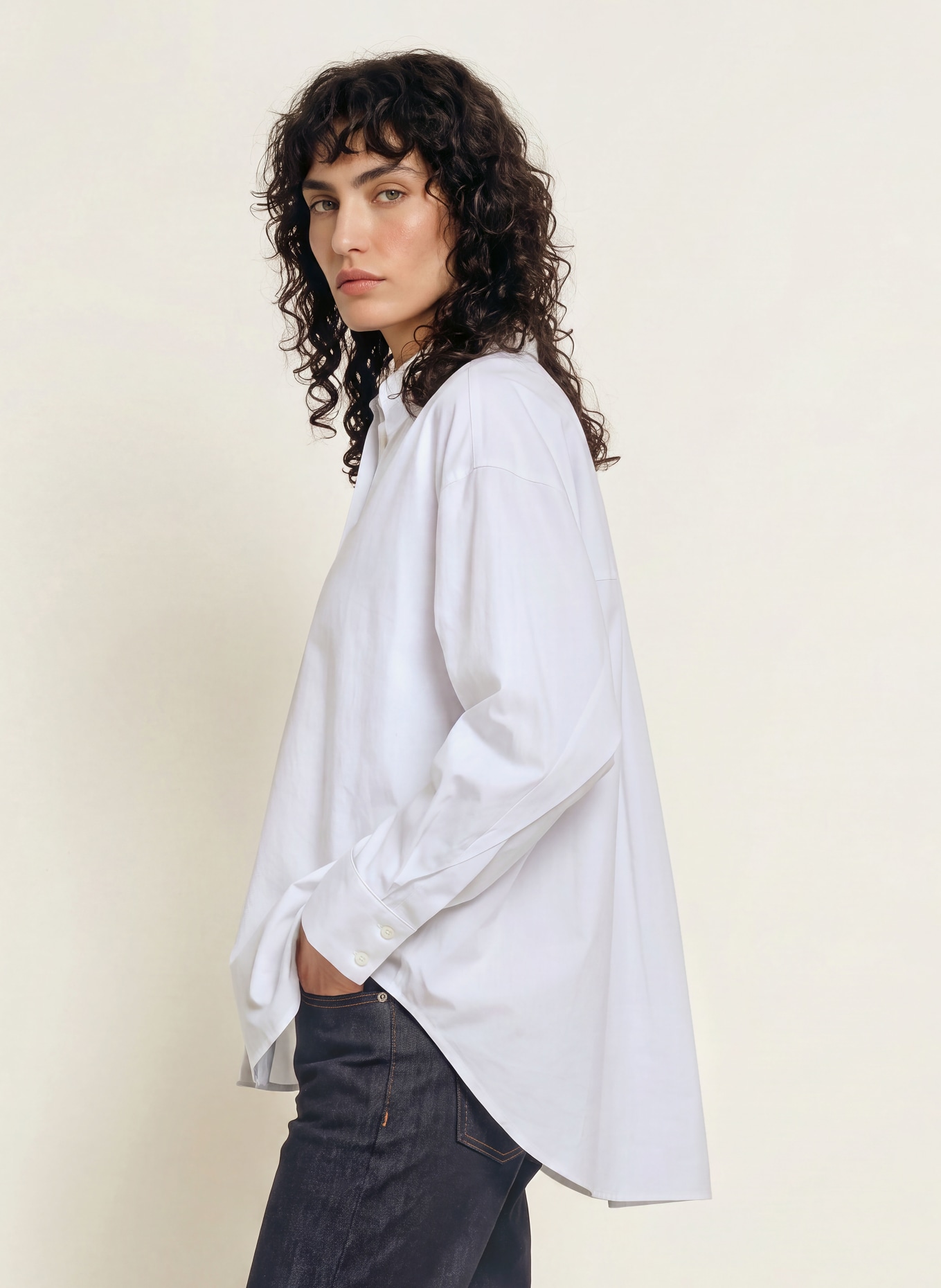 CLOSED Overhemdblouse: WIT